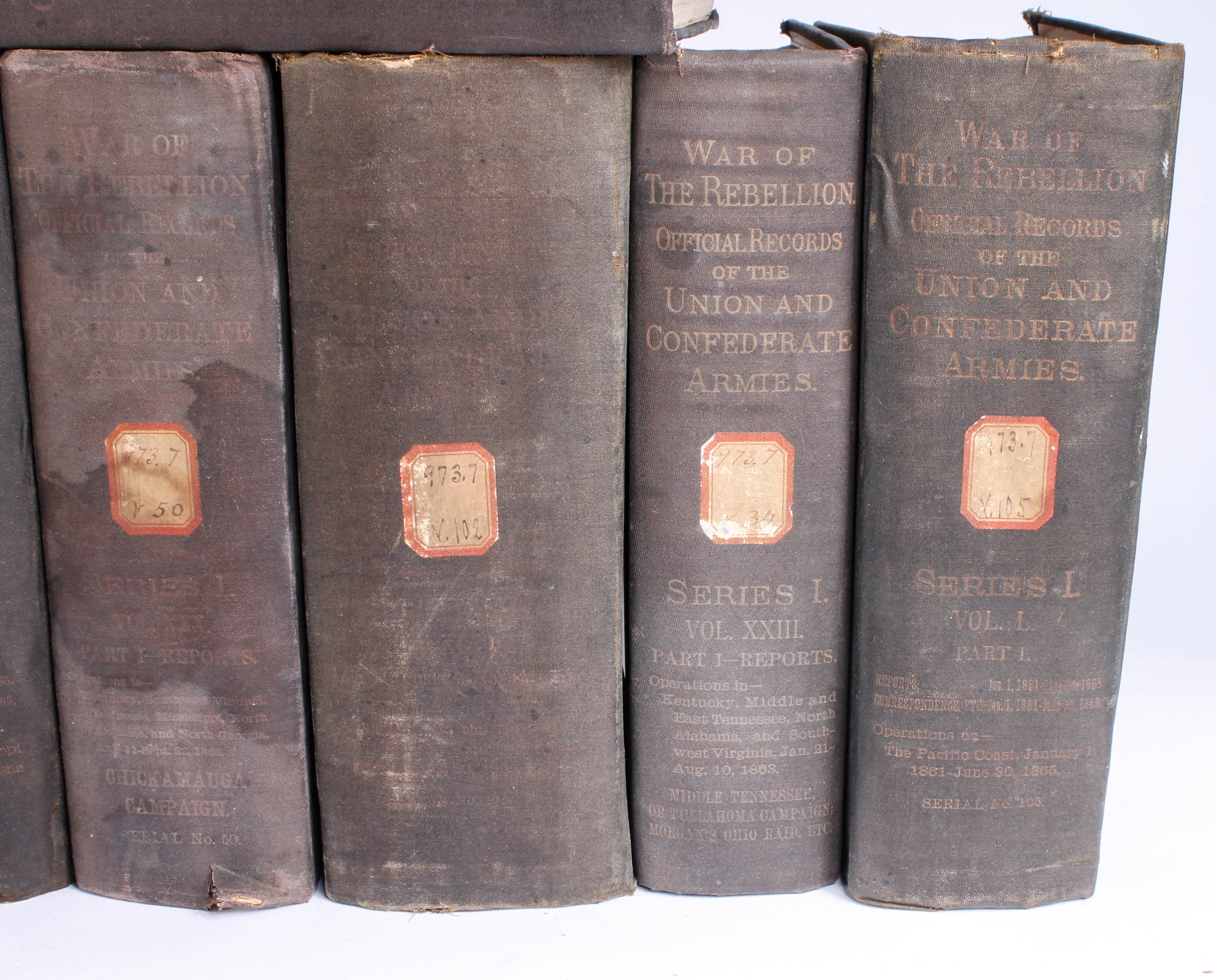 Antique Civil War Books "War of the Rebellion"