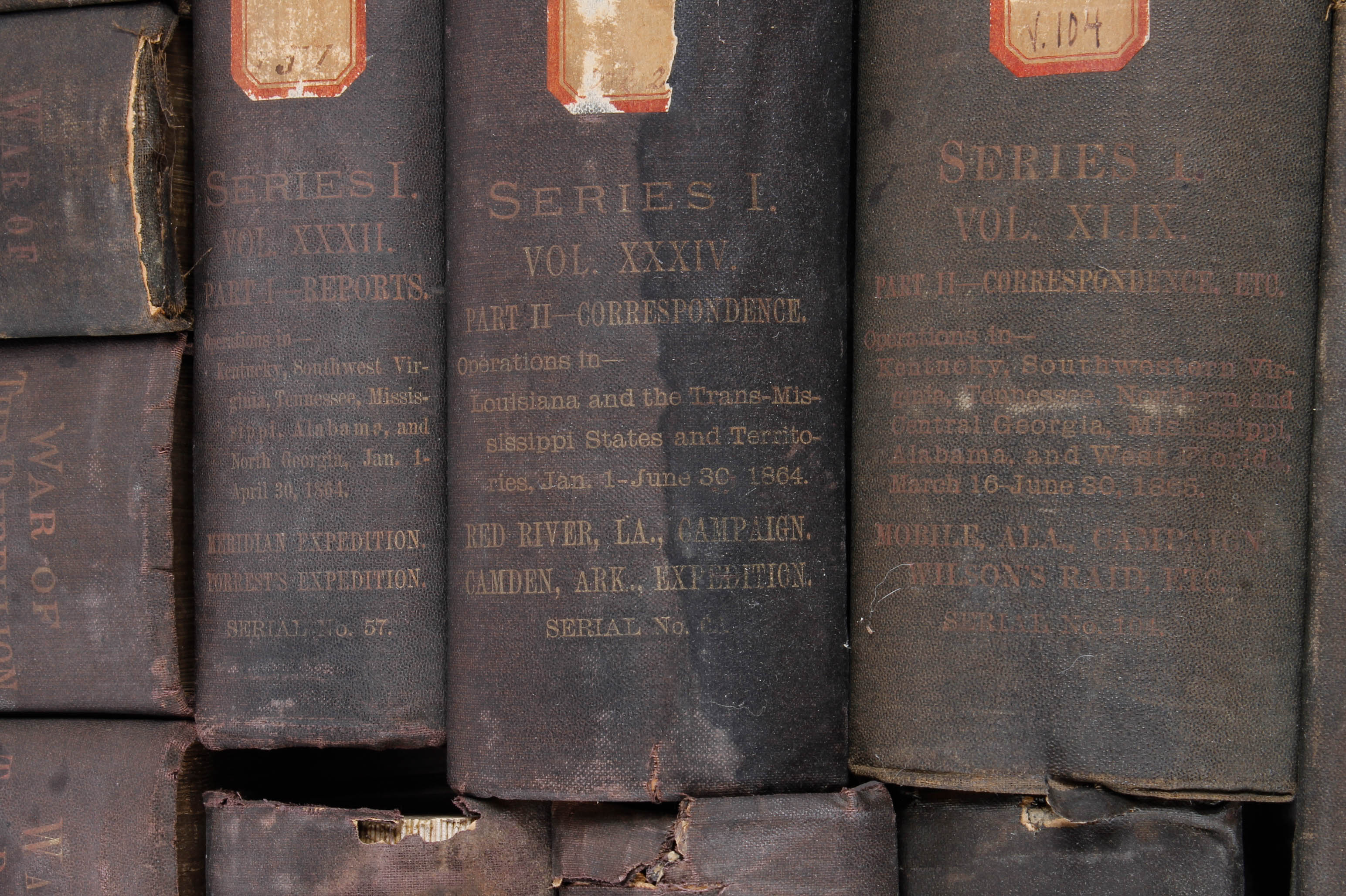 Antique Civil War Books "War of the Rebellion"