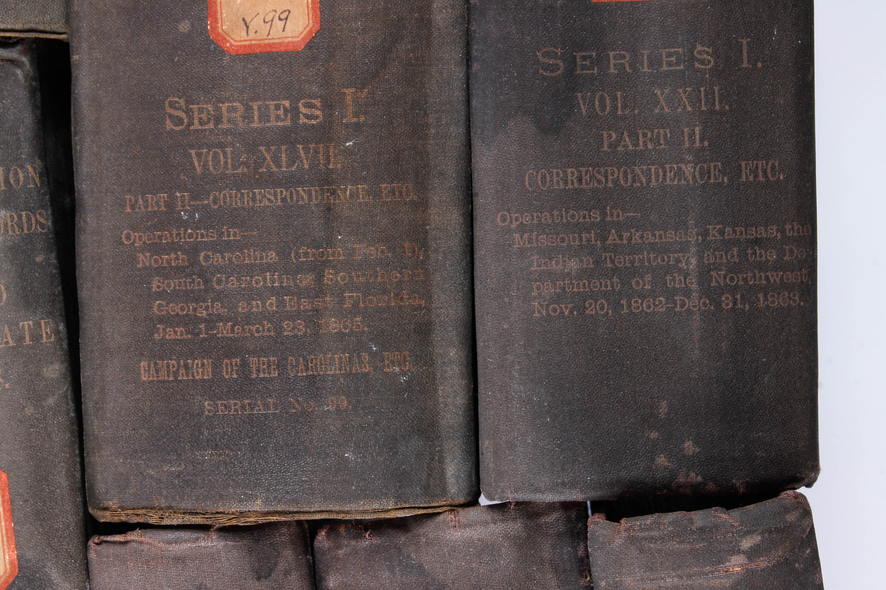 Antique Civil War Books "War of the Rebellion"