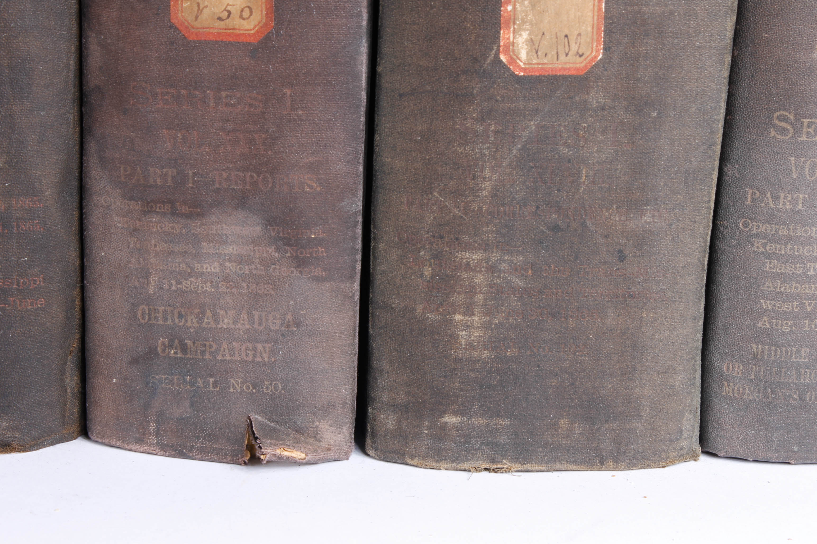 Antique Civil War Books "War of the Rebellion"