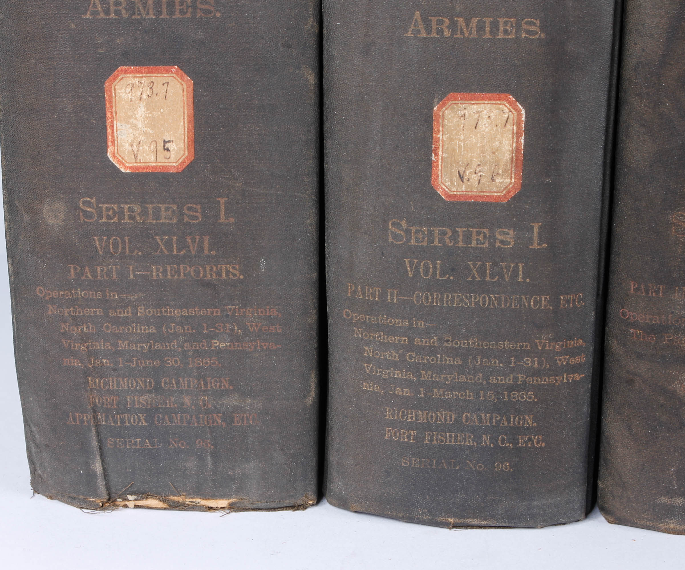 Antique Civil War Books "War of the Rebellion"