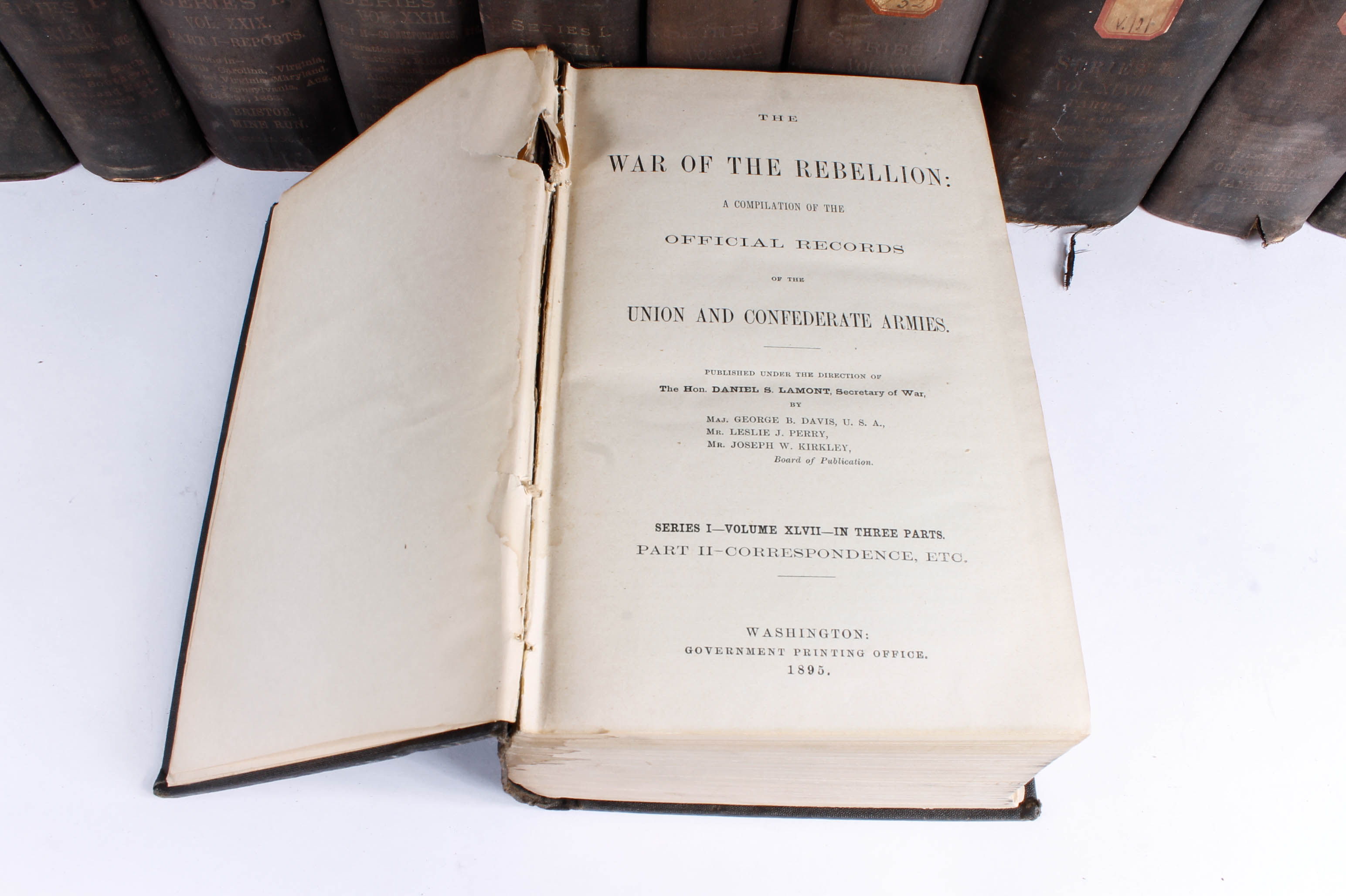 Antique Civil War Books "War of the Rebellion"