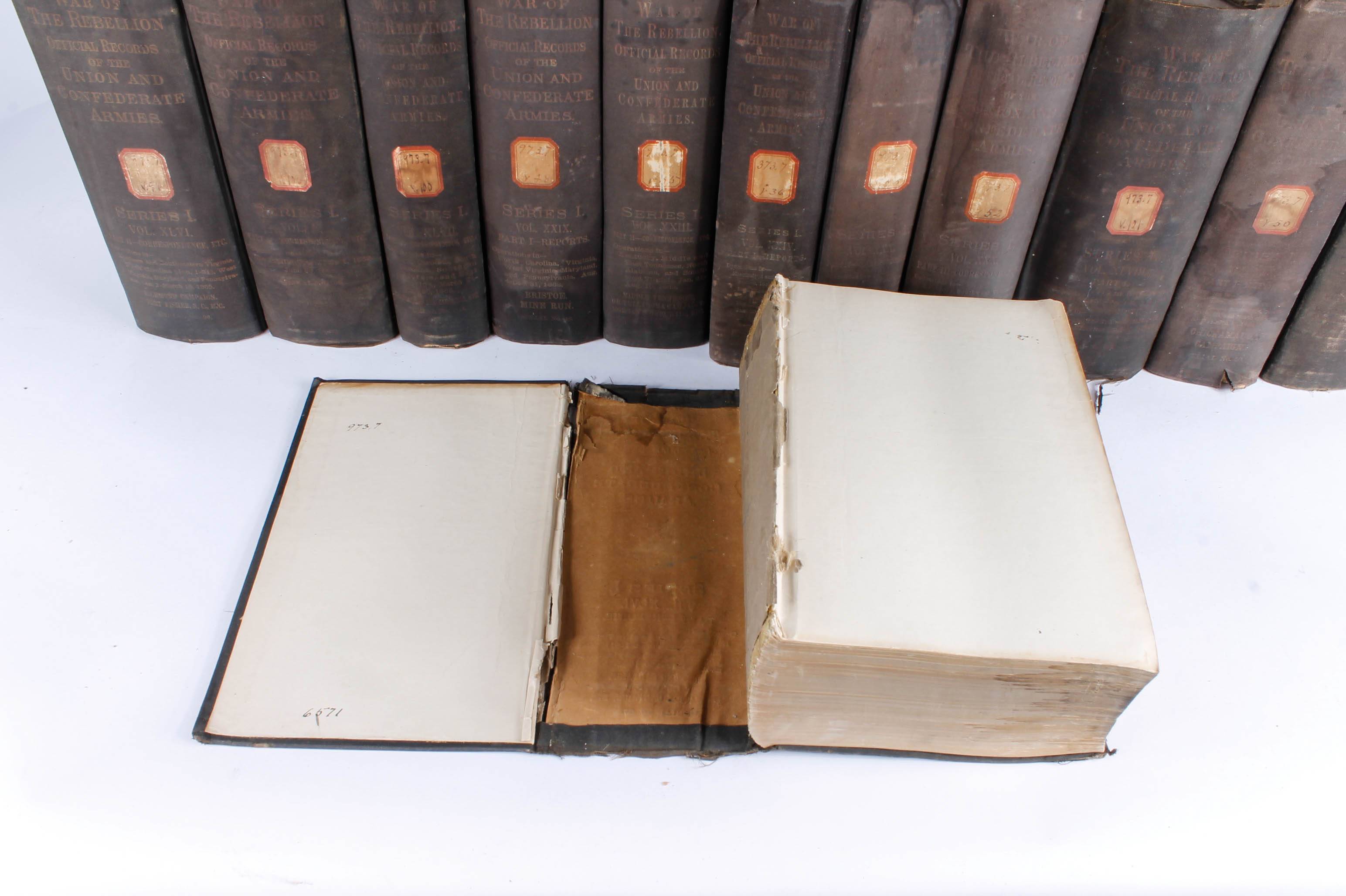 Antique Civil War Books "War of the Rebellion"