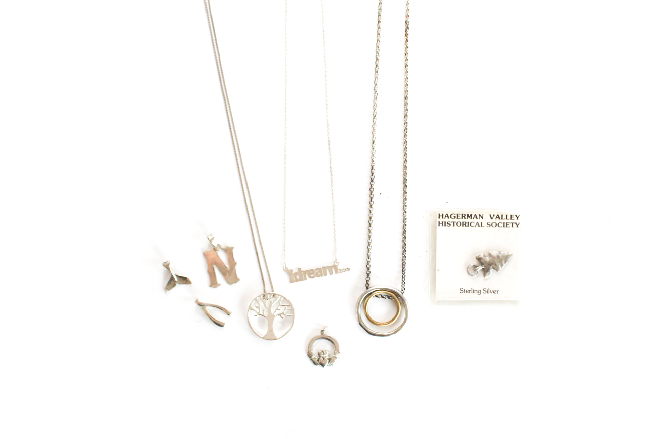 Sterling Silver Chains and Charms