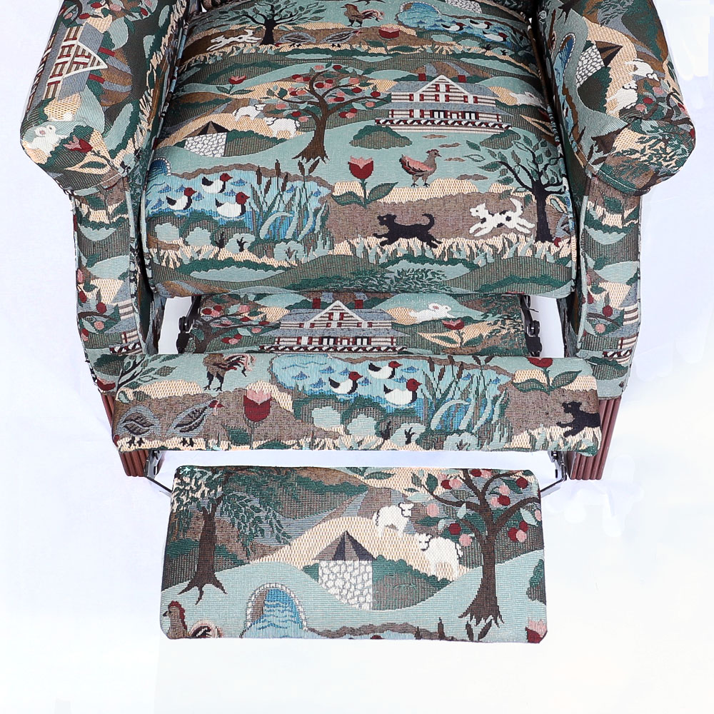 Upholstered Wing Back Recliner by La-Z-Boy