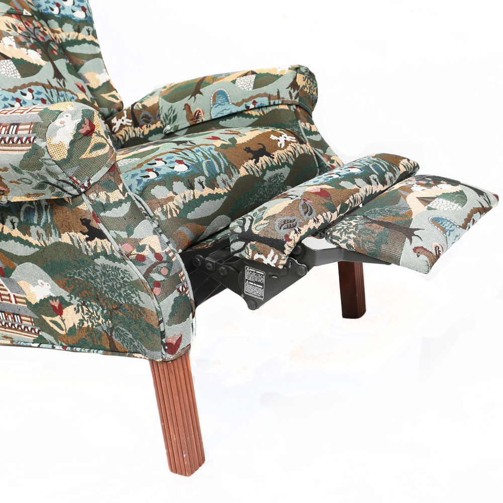 Upholstered Wing Back Recliner by La-Z-Boy