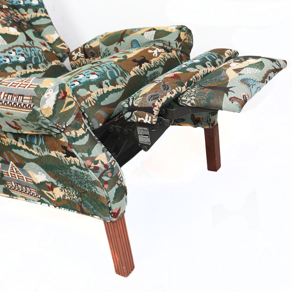 Upholstered Wing Back Recliner by La-Z-Boy