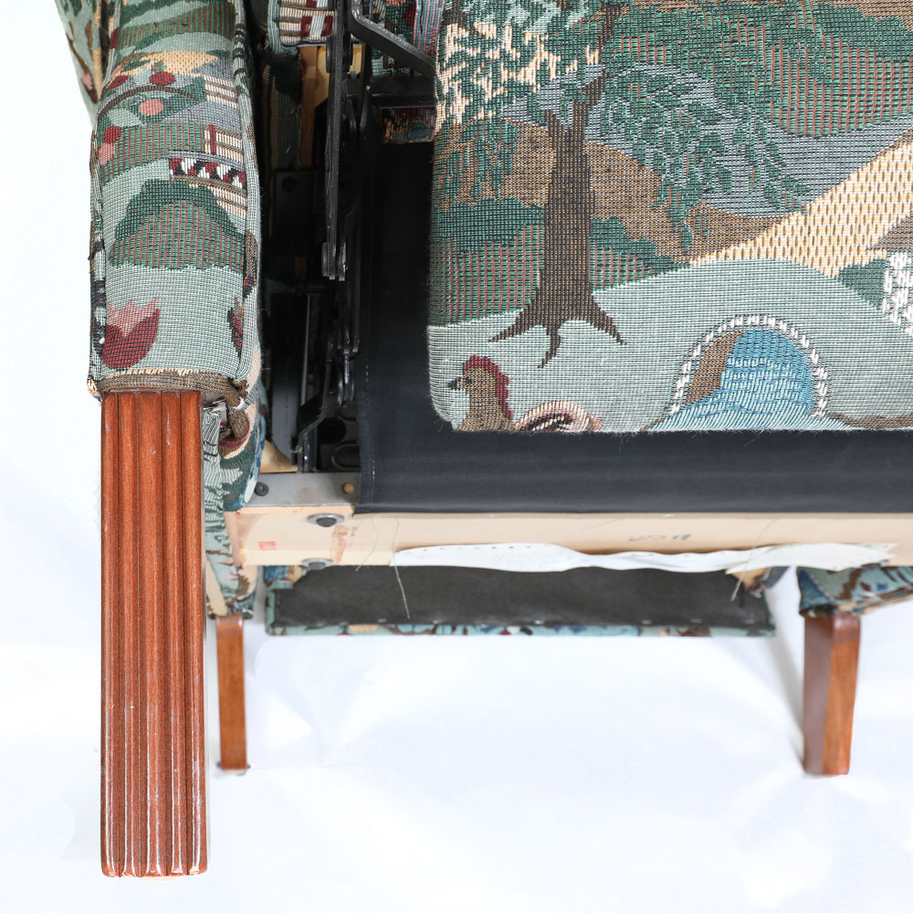 Upholstered Wing Back Recliner by La-Z-Boy