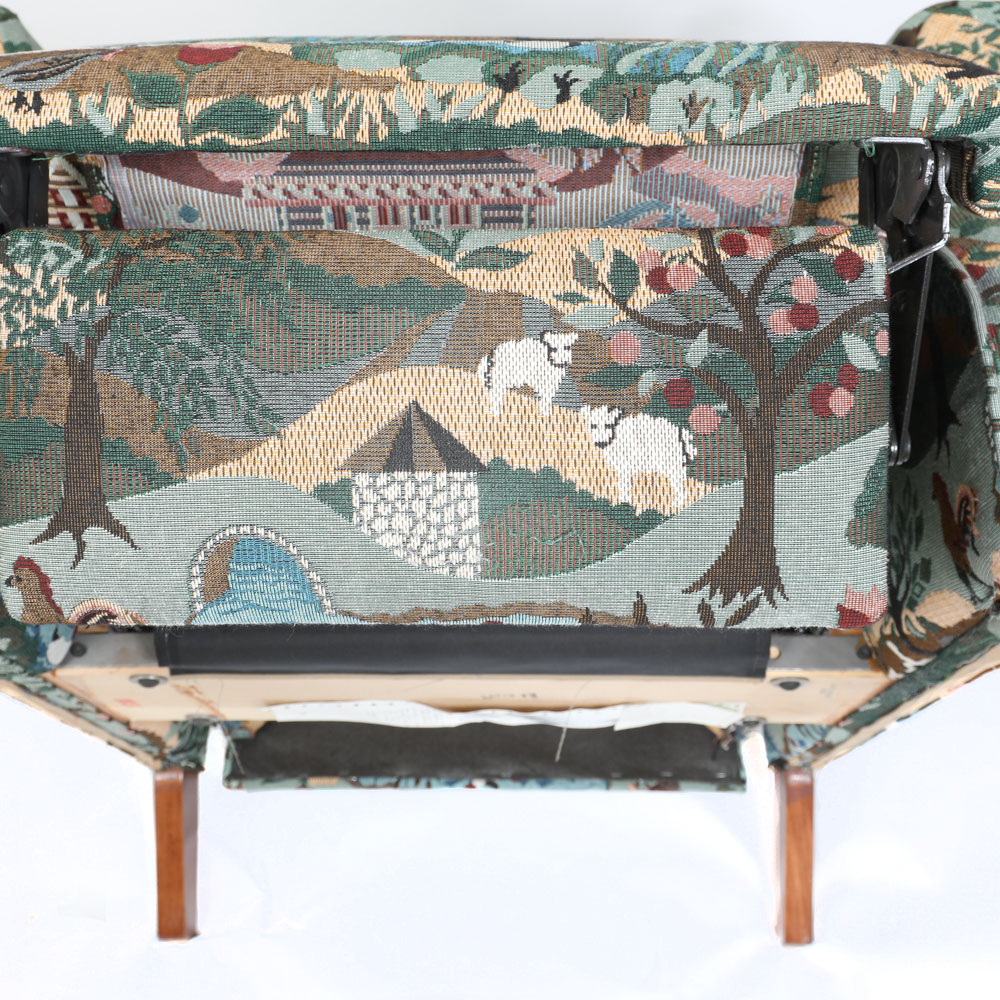 Upholstered Wing Back Recliner by La-Z-Boy