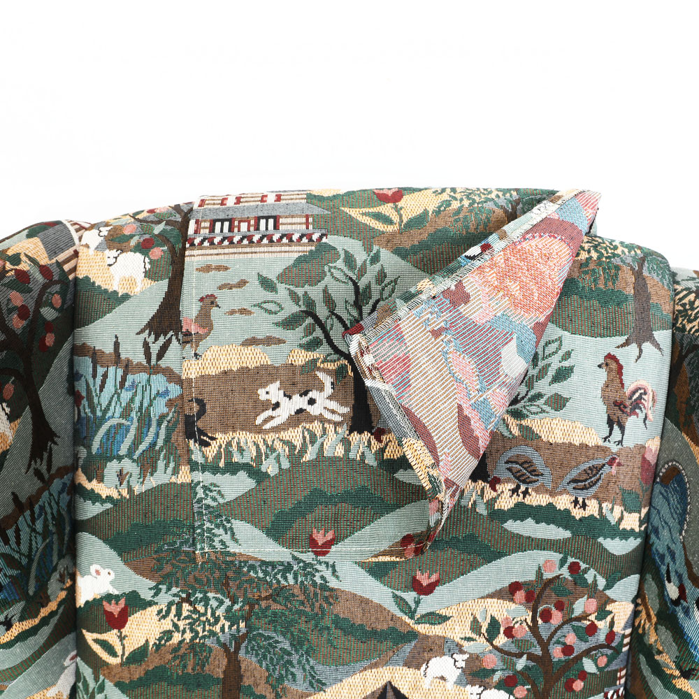 Upholstered Wing Back Recliner by La-Z-Boy