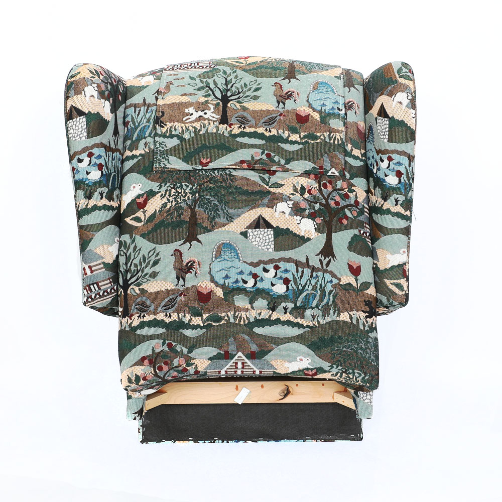 Upholstered Wing Back Recliner by La-Z-Boy