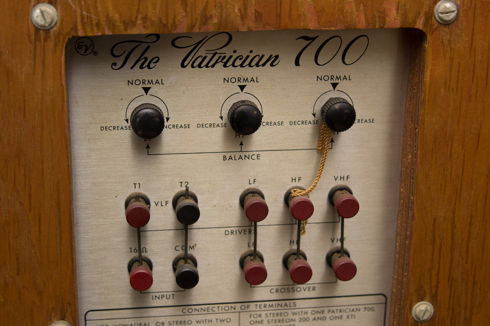 Electro-Voice Patrician 700 Speakers