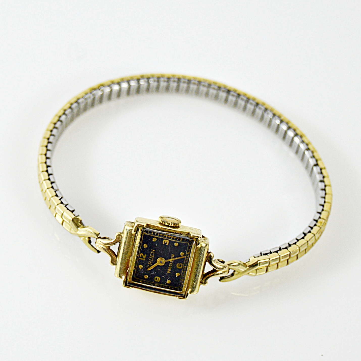 Vintage 14K Gold Gruen Precision Watch