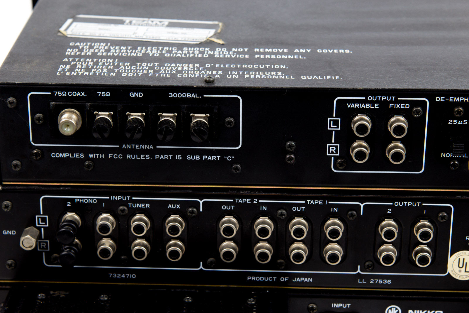 Nikko Tuner, Preamp and Power Amplifier