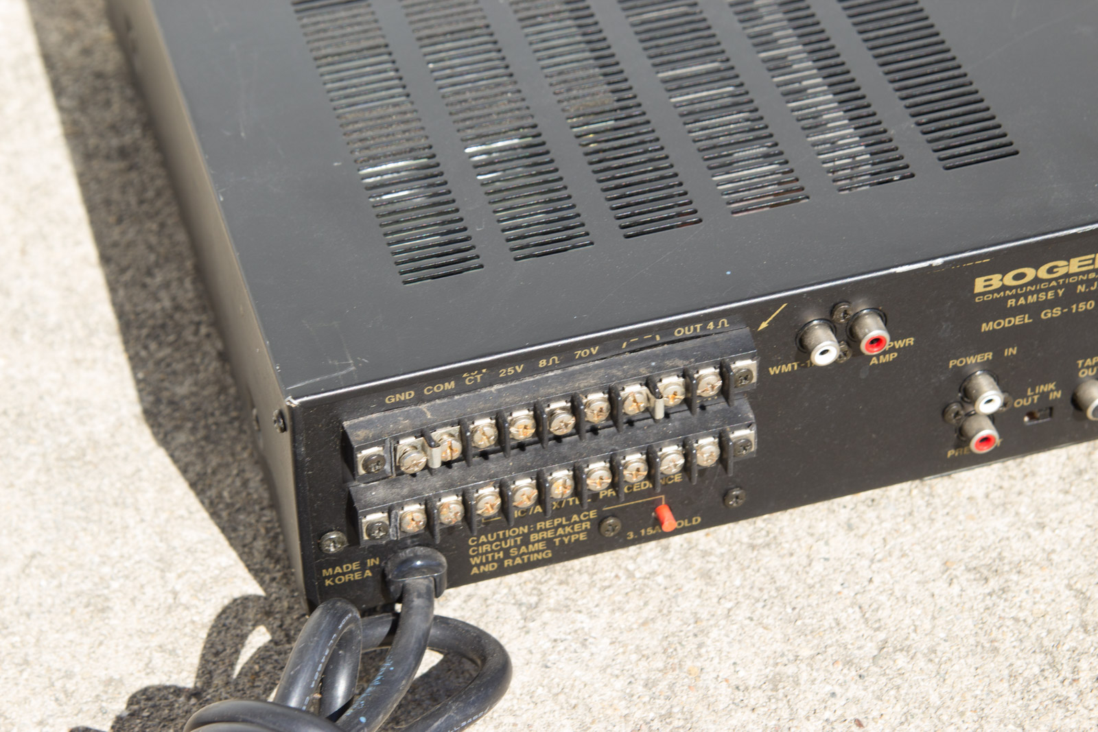 Bogen Gold Seal Series GS150 Amplifier