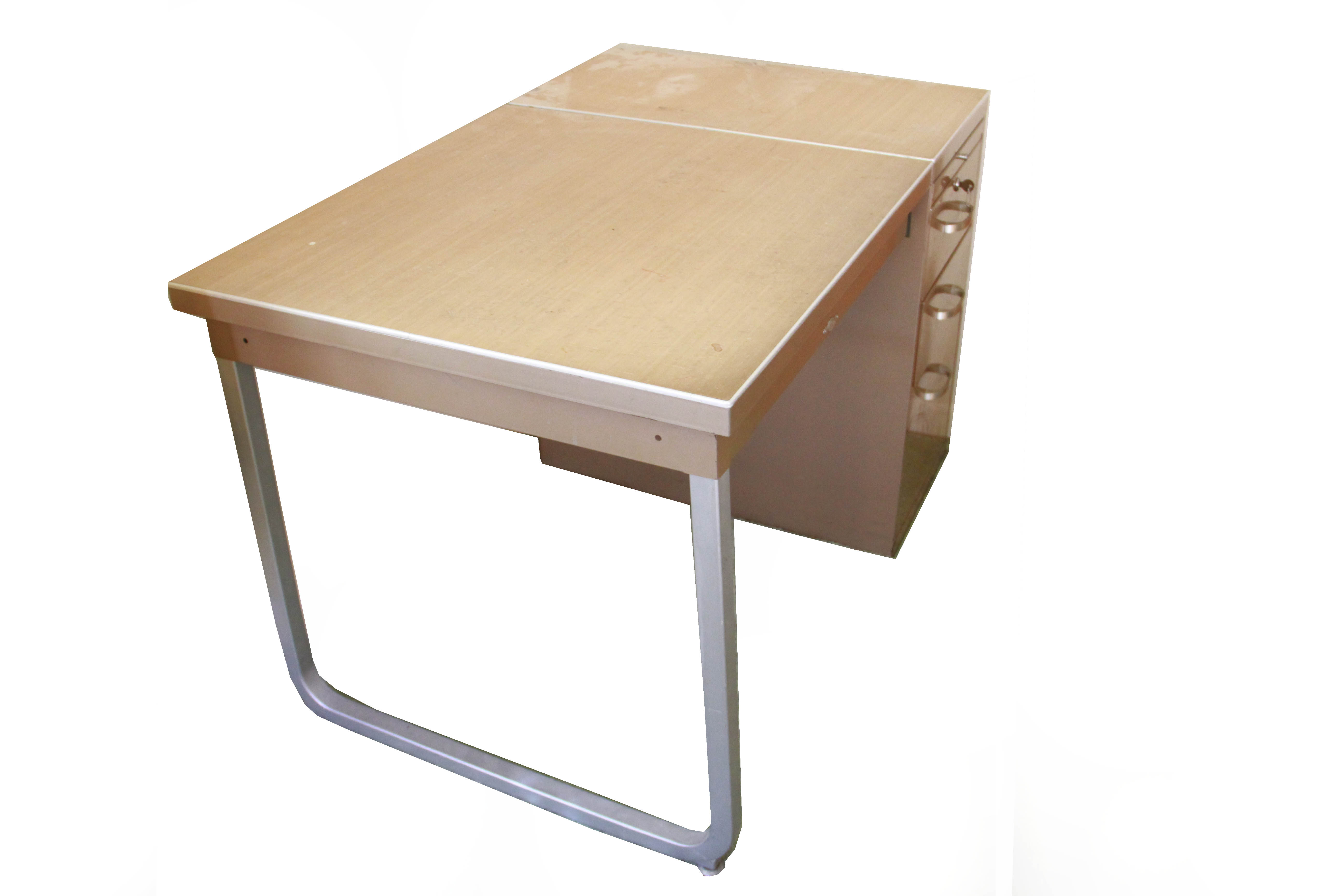 Vintage Metal Desk by Art Metal and Swivel Chair