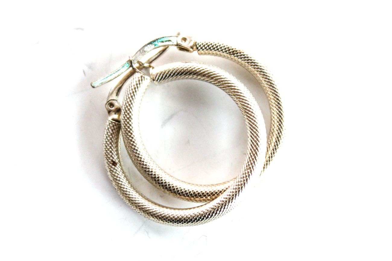 Sterling Silver Hoop Earrings