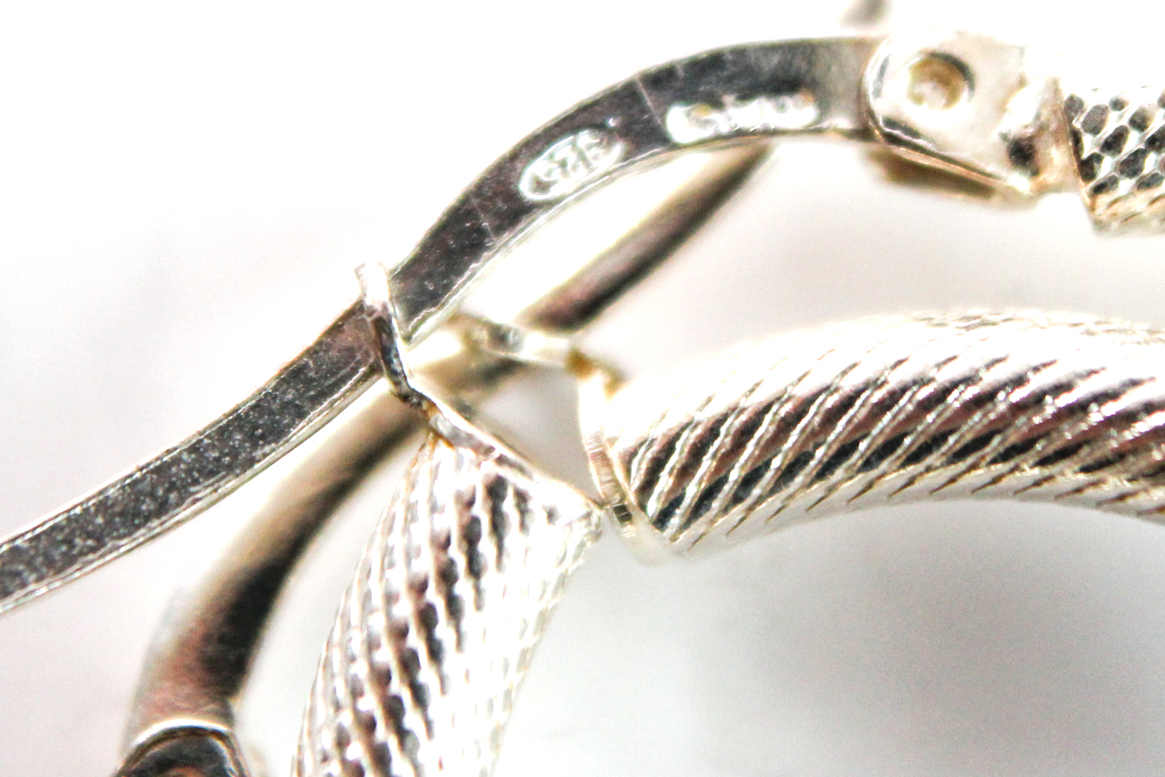 Sterling Silver Hoop Earrings