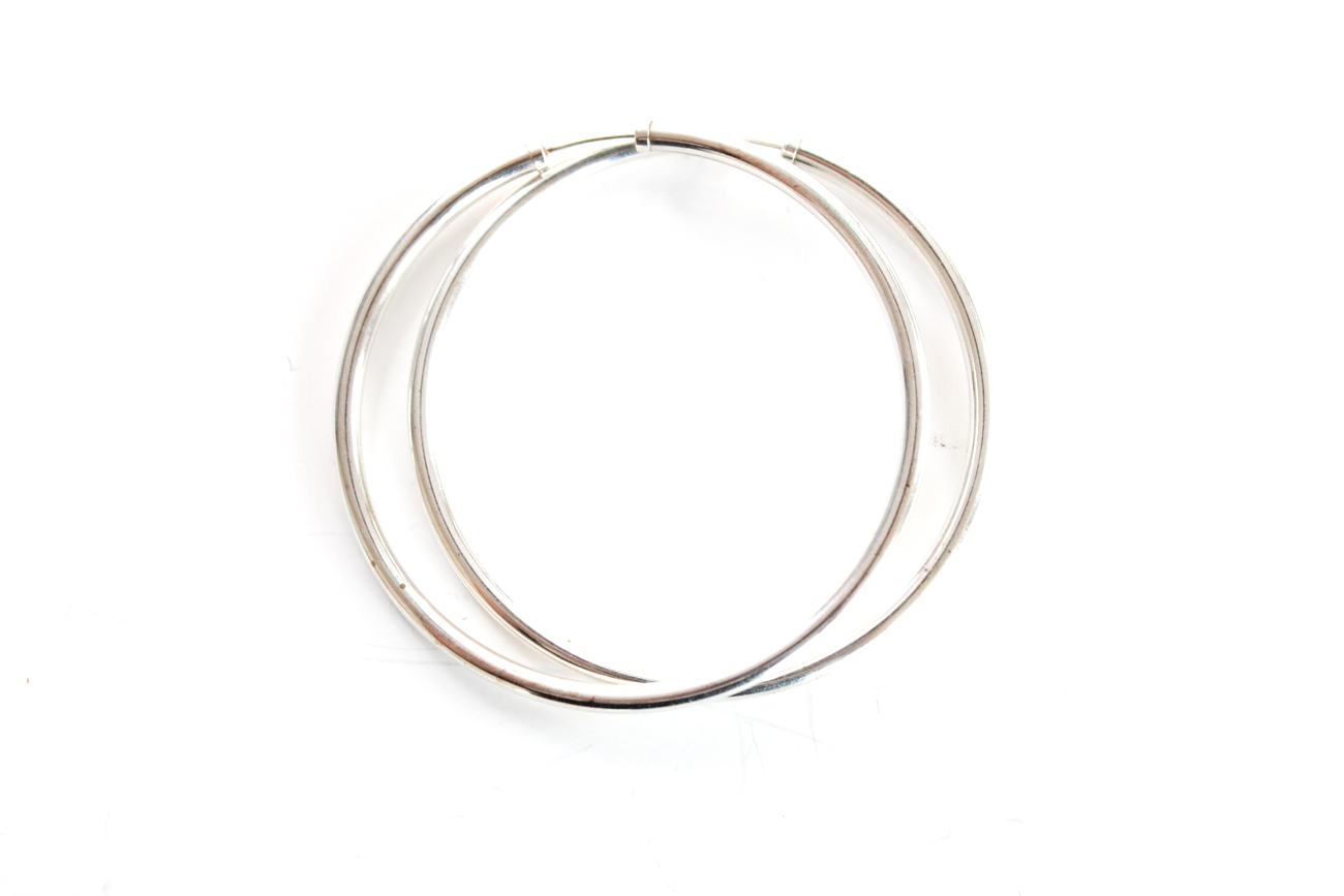 Sterling Silver Hoop Earrings