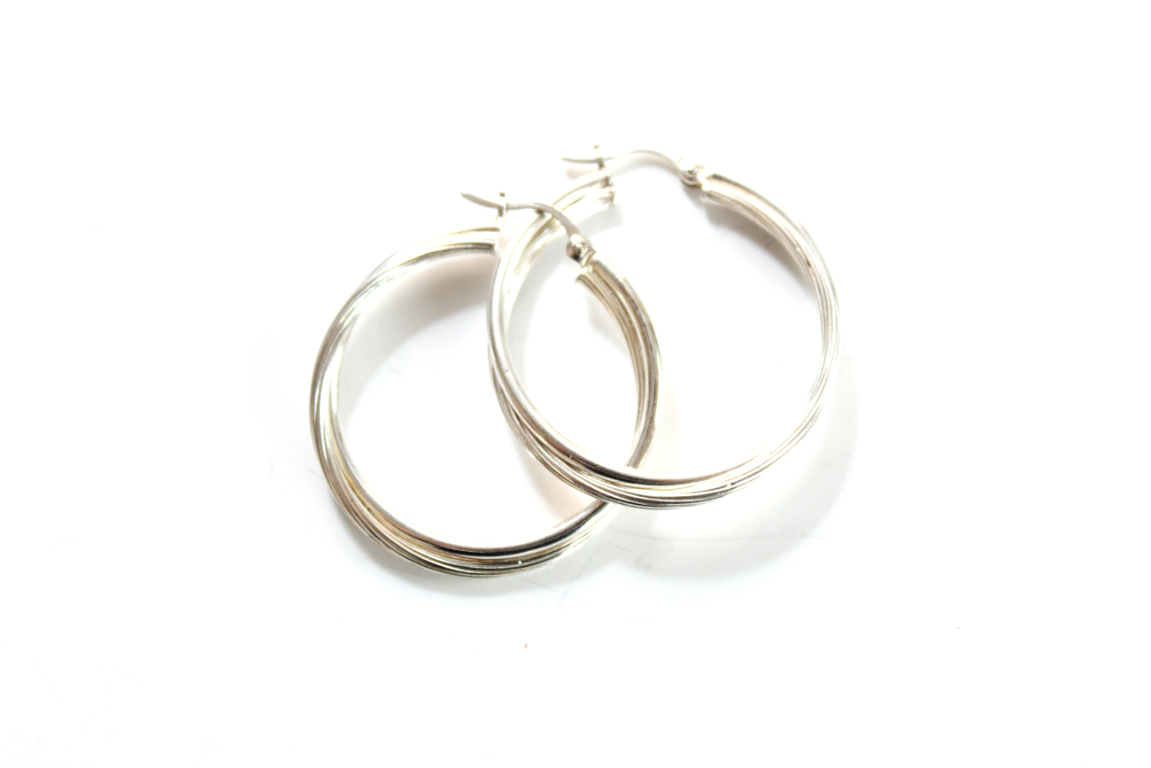 Sterling Silver Hoop Earrings