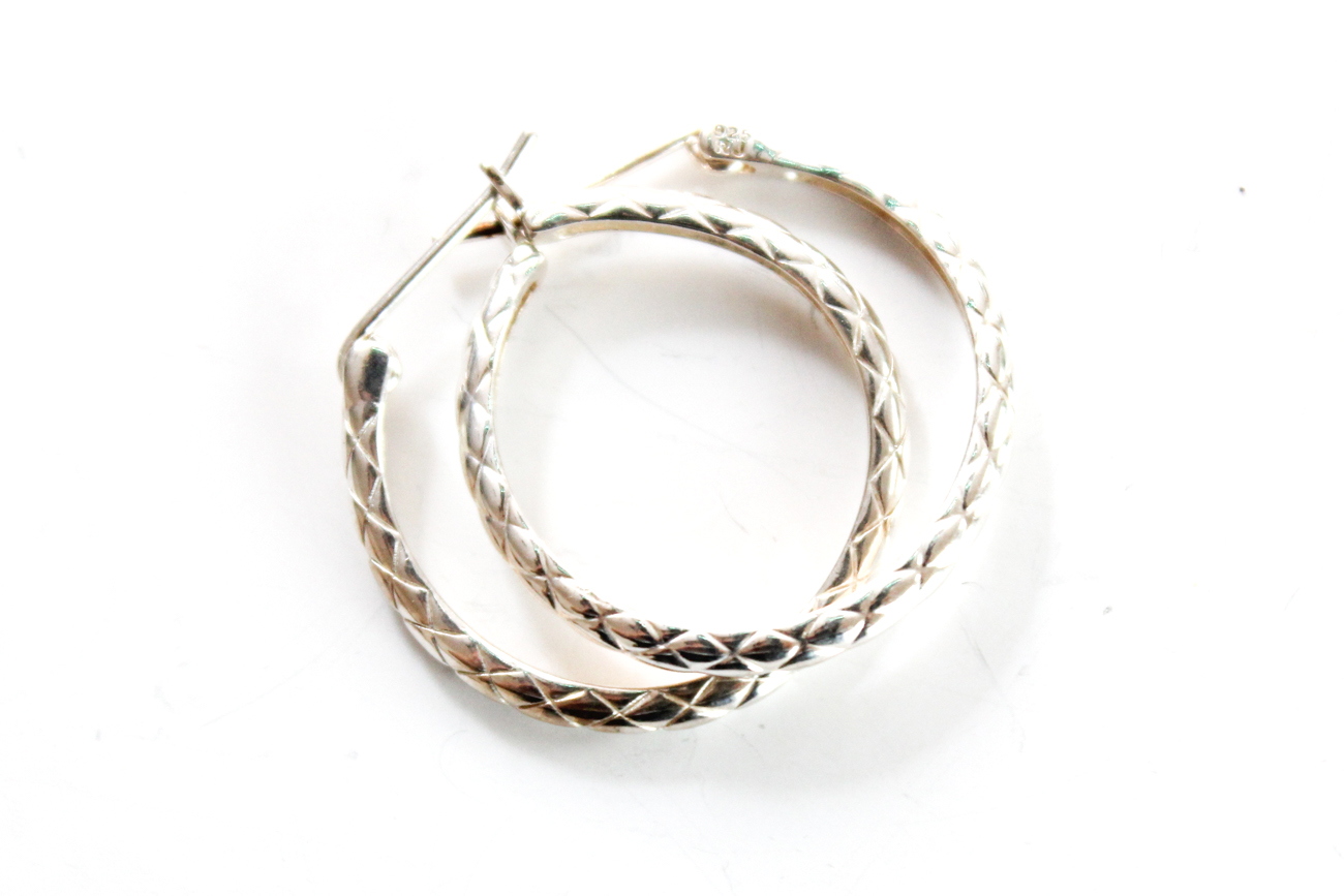 Sterling Silver Hoop Earrings