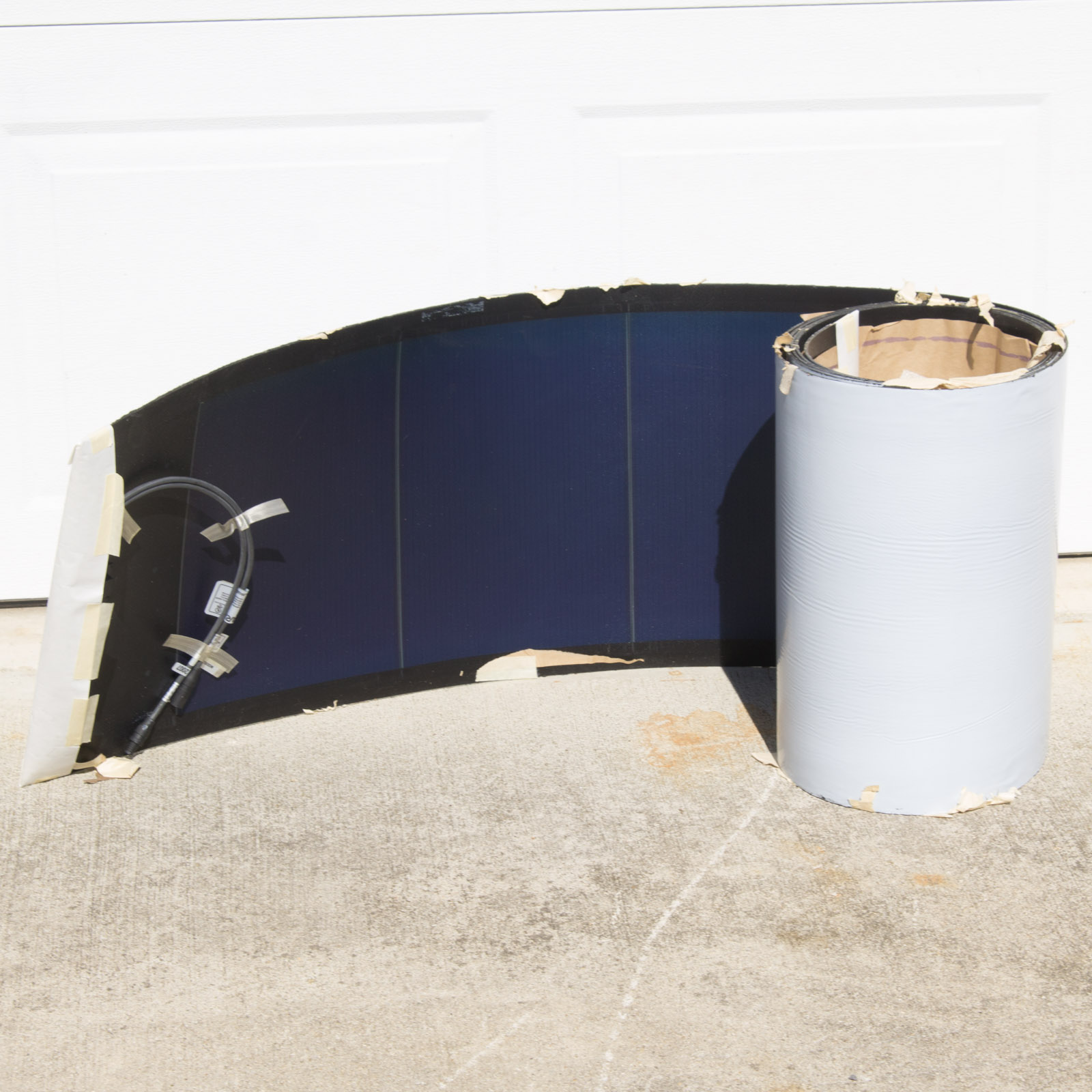 One Unisolar 124 Watt Flexible PVL Solar Panel