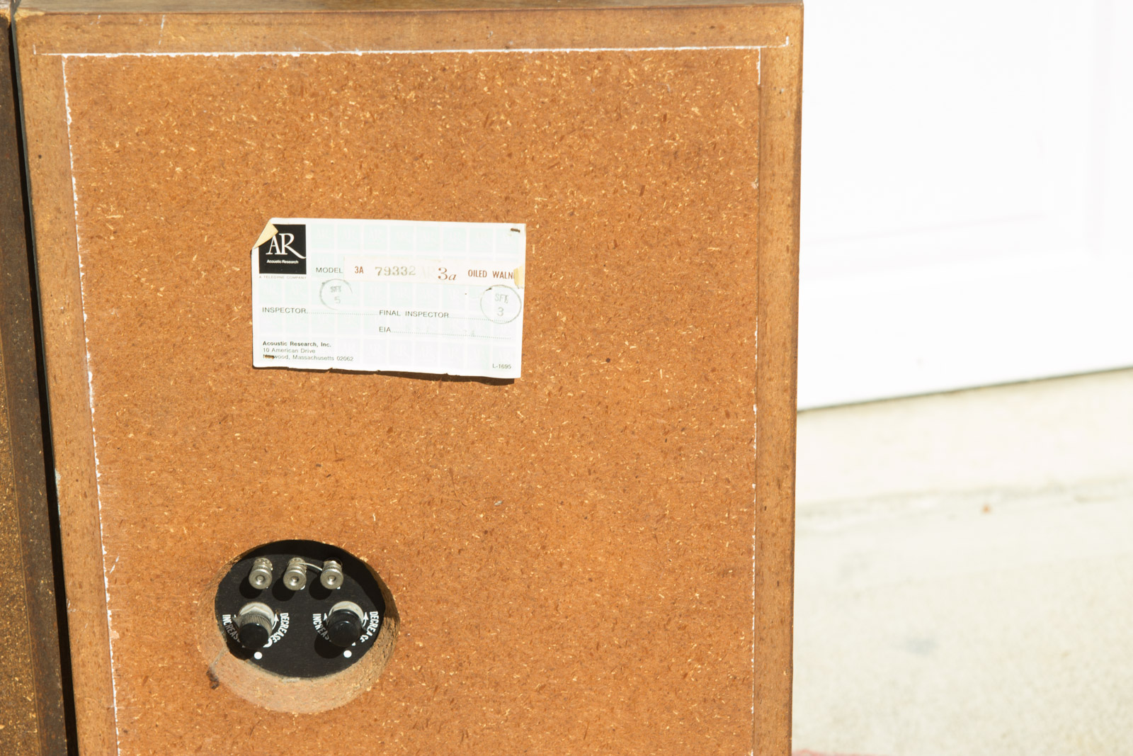 Vintage Acoustic Research AR-3A Speakers