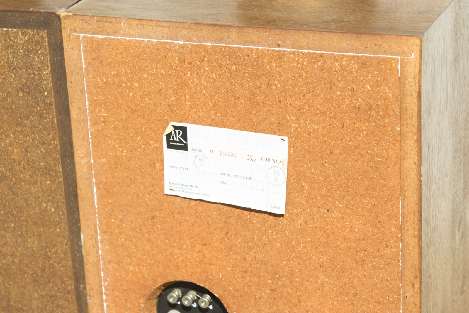 Vintage Acoustic Research AR-3A Speakers