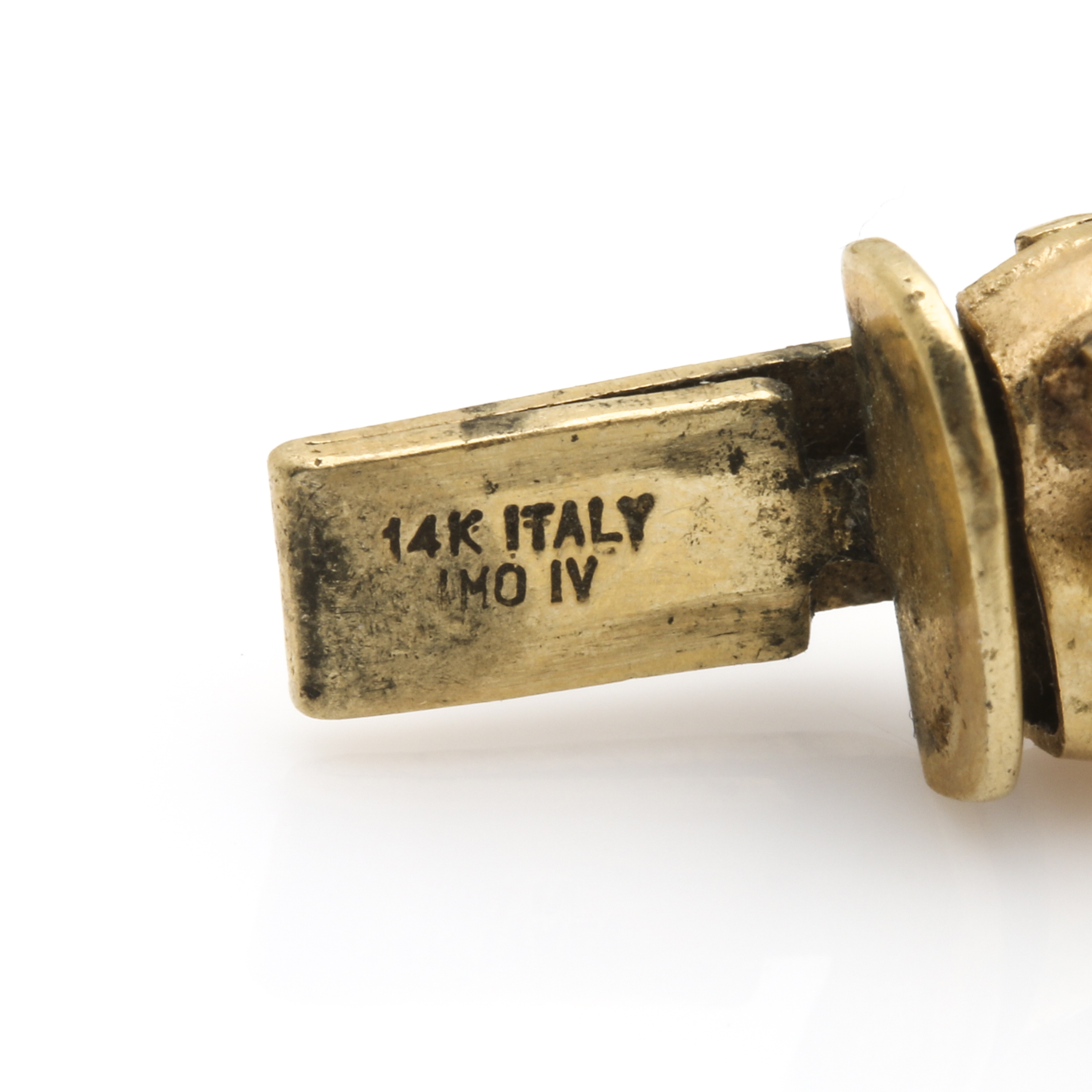 14K Yellow Gold "X" Link Bracelet