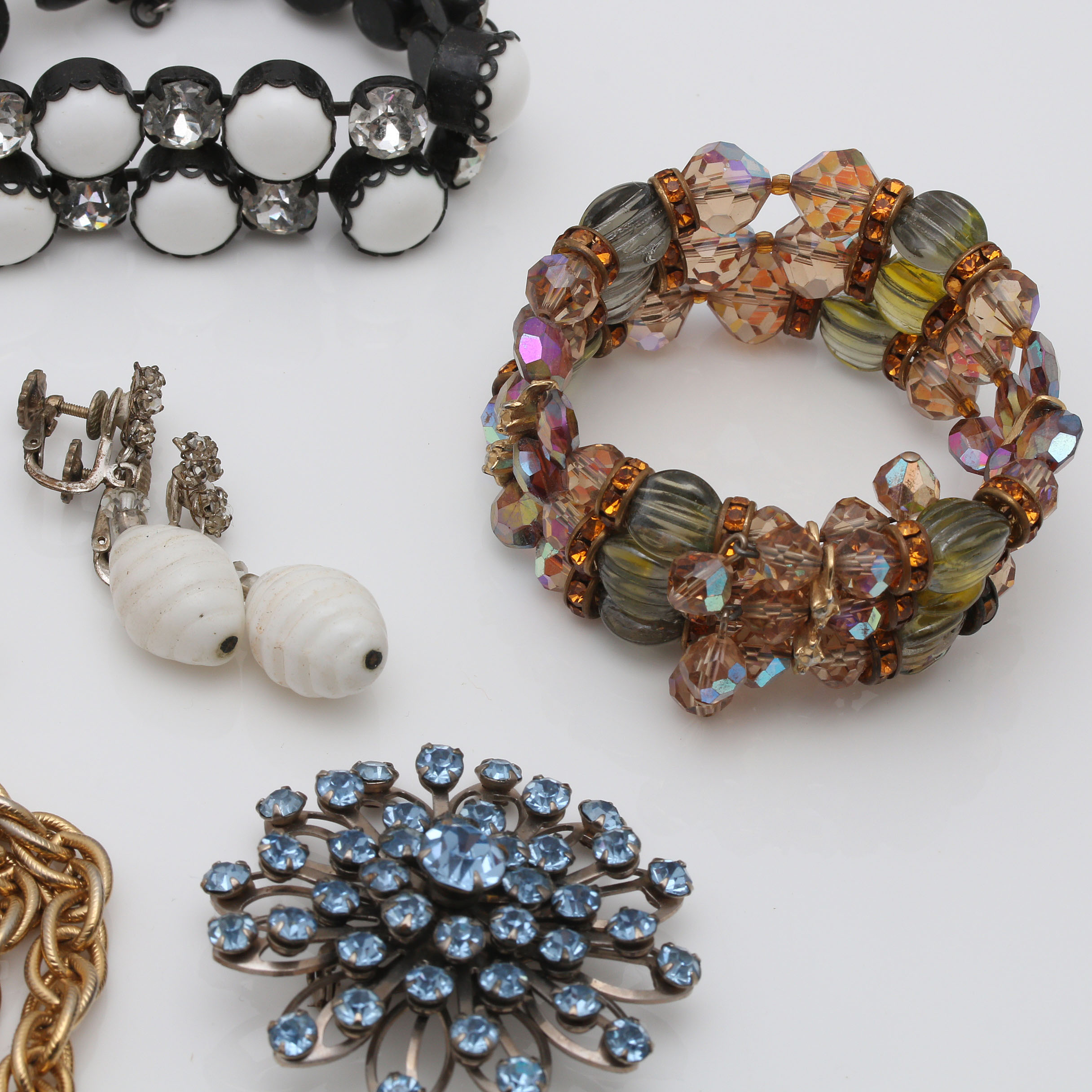 Vintage Costume Jewelry Including Miriam Haskell and Dominique De Toro