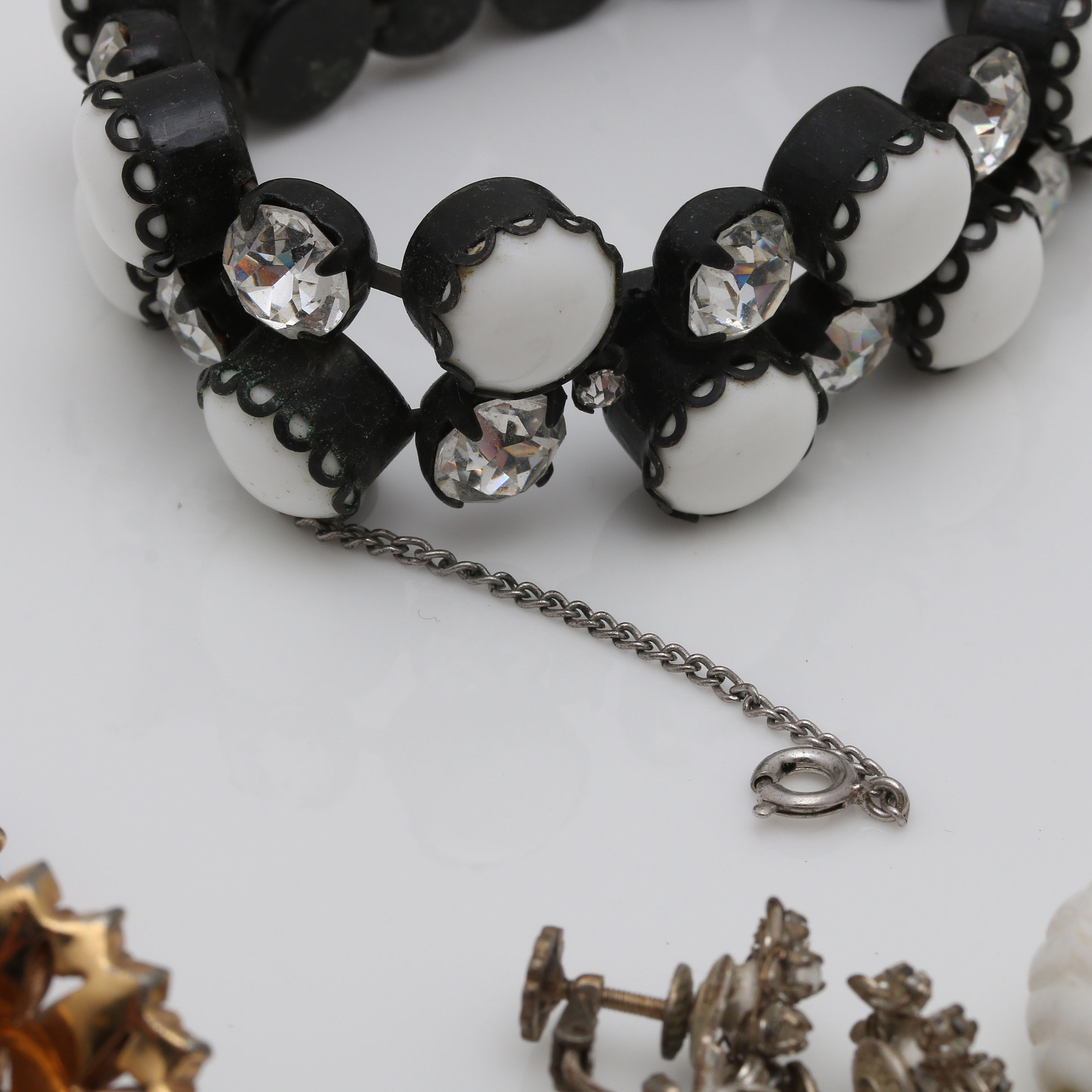 Vintage Costume Jewelry Including Miriam Haskell and Dominique De Toro