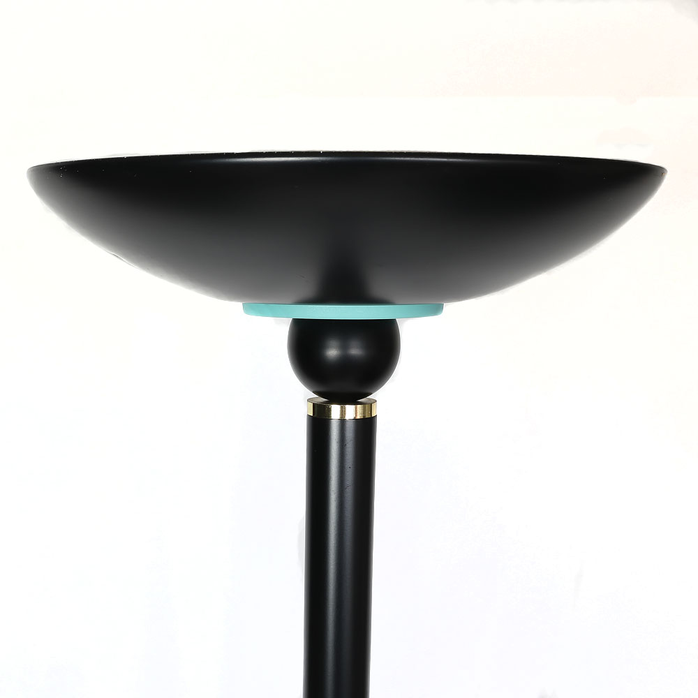 Black Torchiere Floor Lamp