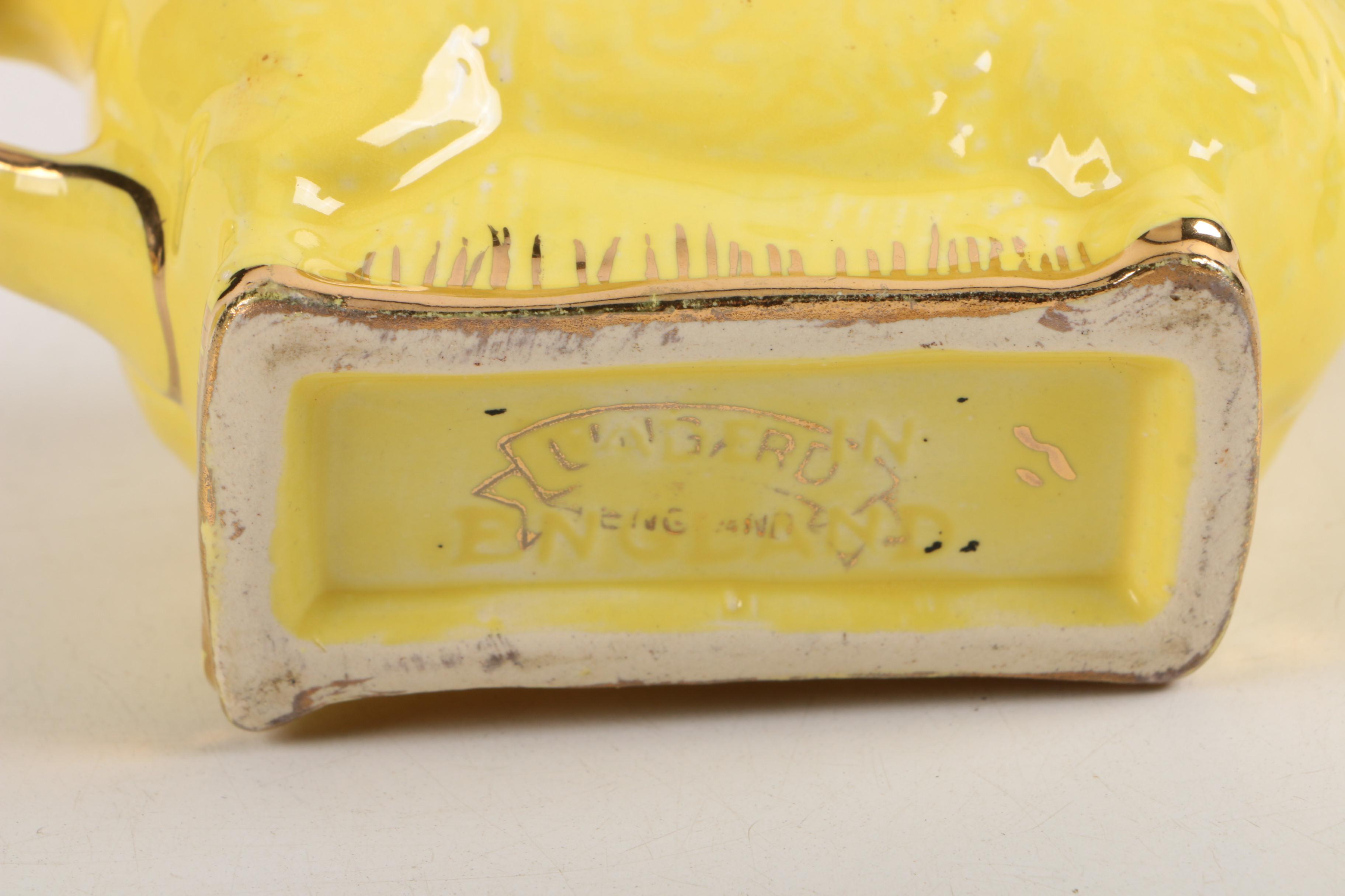 Lingard "Mary Had a Little Lamb" Figural Teapot and Sheep Creamer