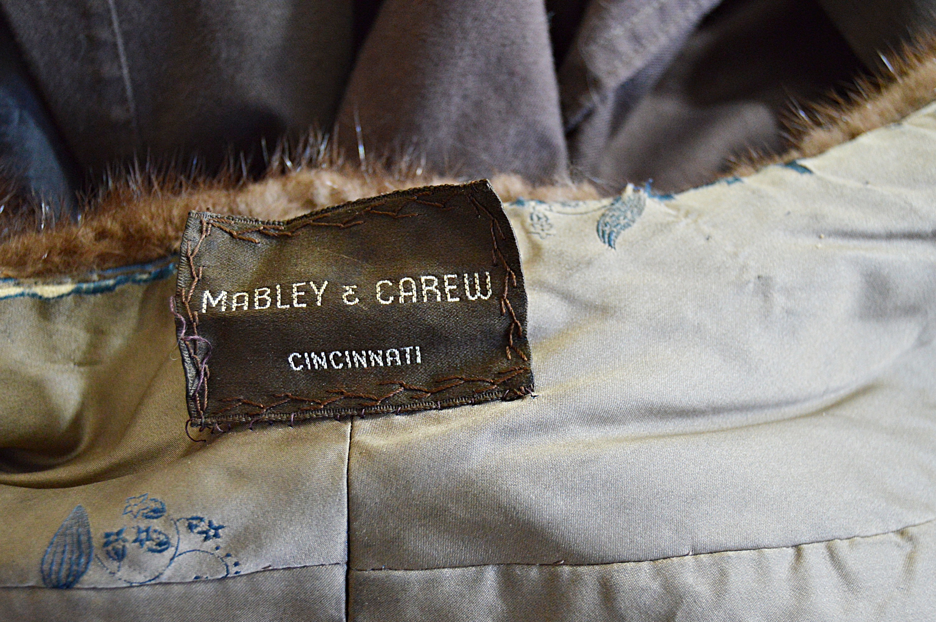 Vintage Mabley & Carew Demi-Buff Ranch Mink Stole