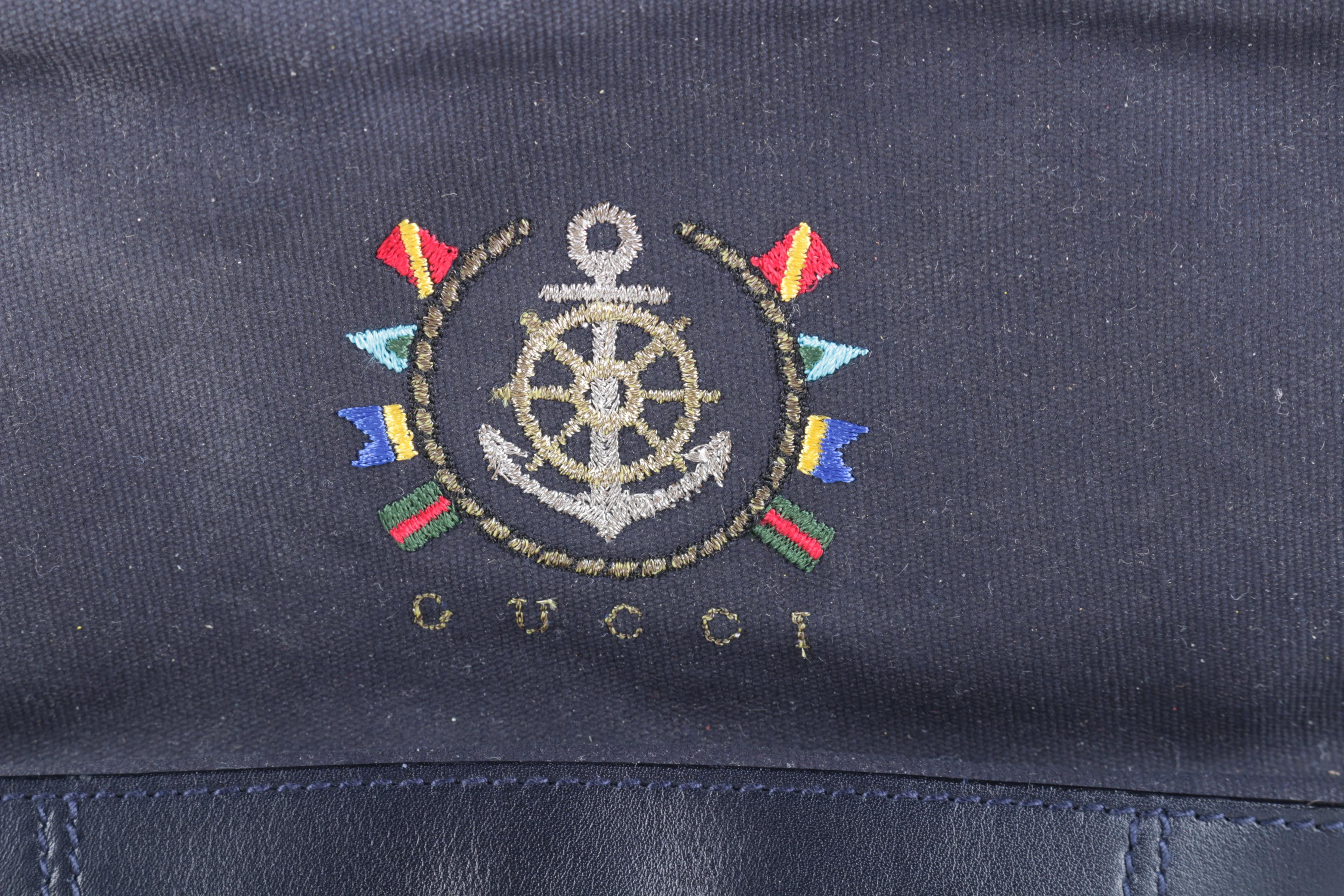 Vintage Gucci Crossbody Nautical Handbag