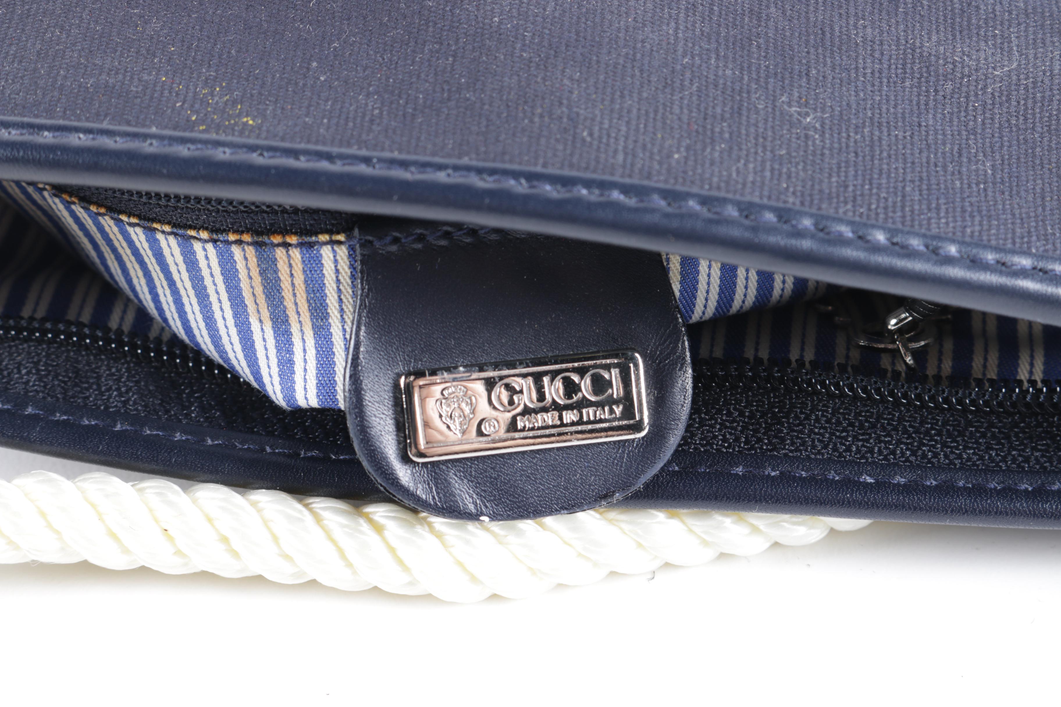 Vintage Gucci Crossbody Nautical Handbag