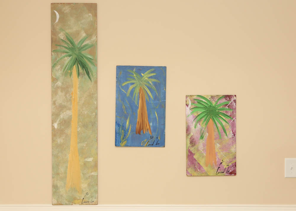 Ernest Lee Acrylic Paintings on Wood