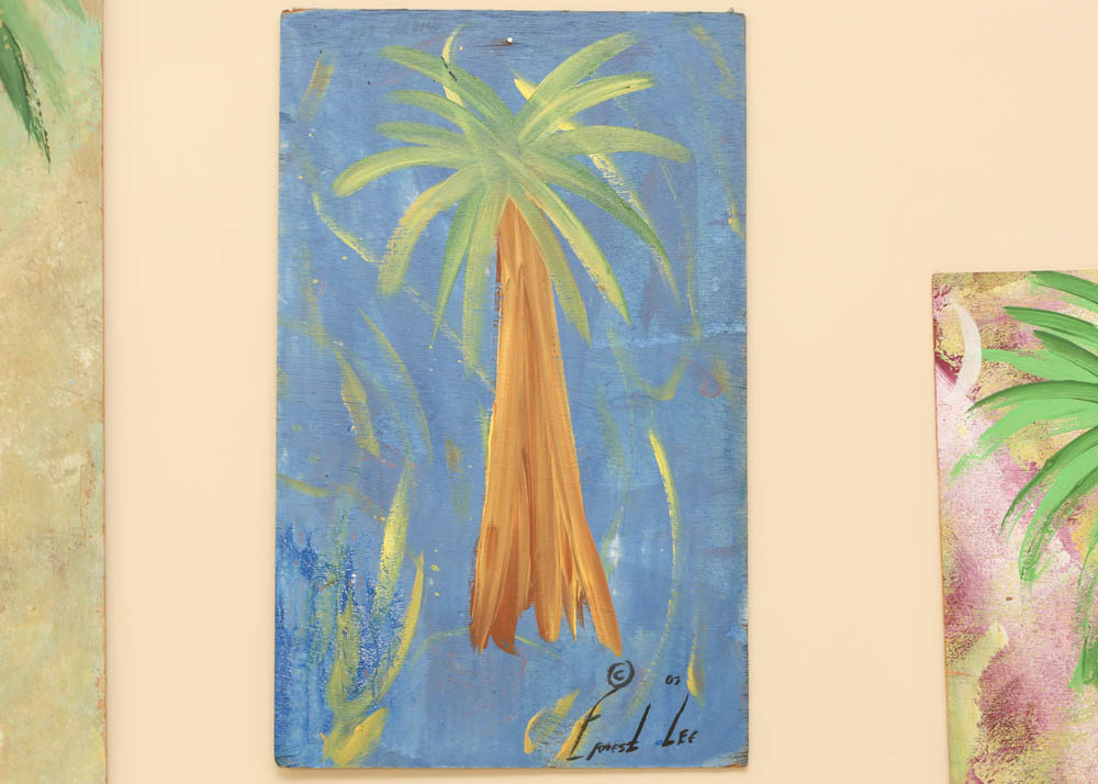 Ernest Lee Acrylic Paintings on Wood