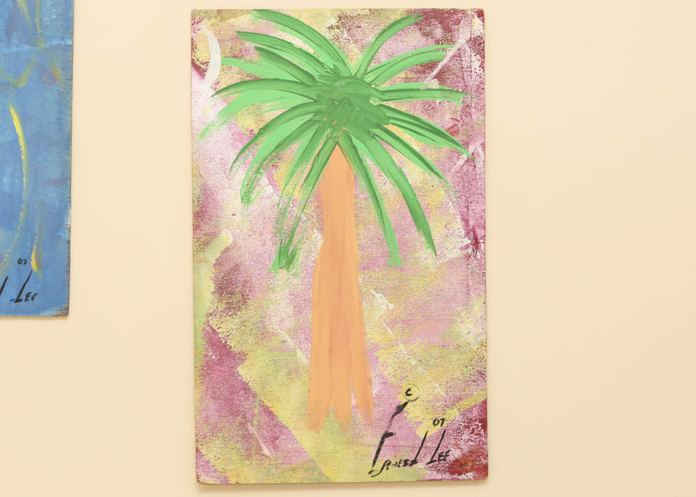 Ernest Lee Acrylic Paintings on Wood