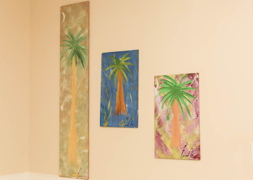 Ernest Lee Acrylic Paintings on Wood