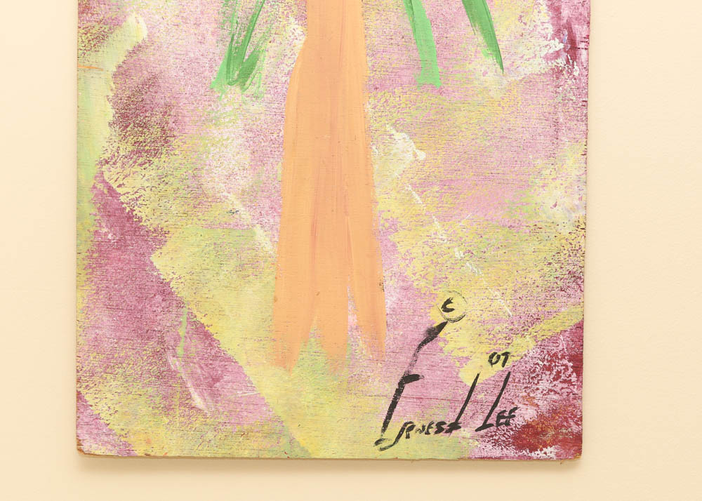 Ernest Lee Acrylic Paintings on Wood