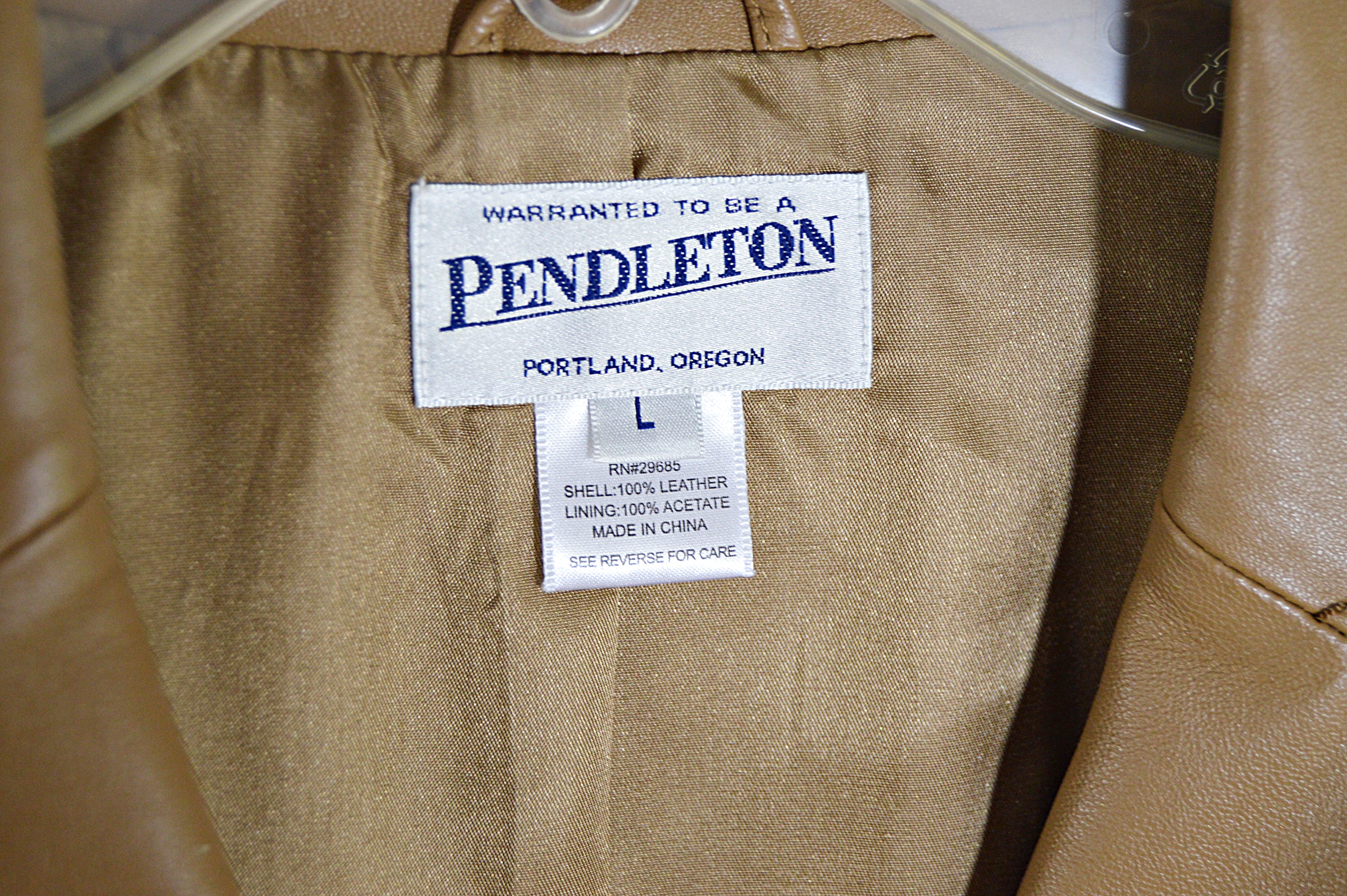 Pendleton Leather Jacket, Arielle Coat, Talbots Jacket