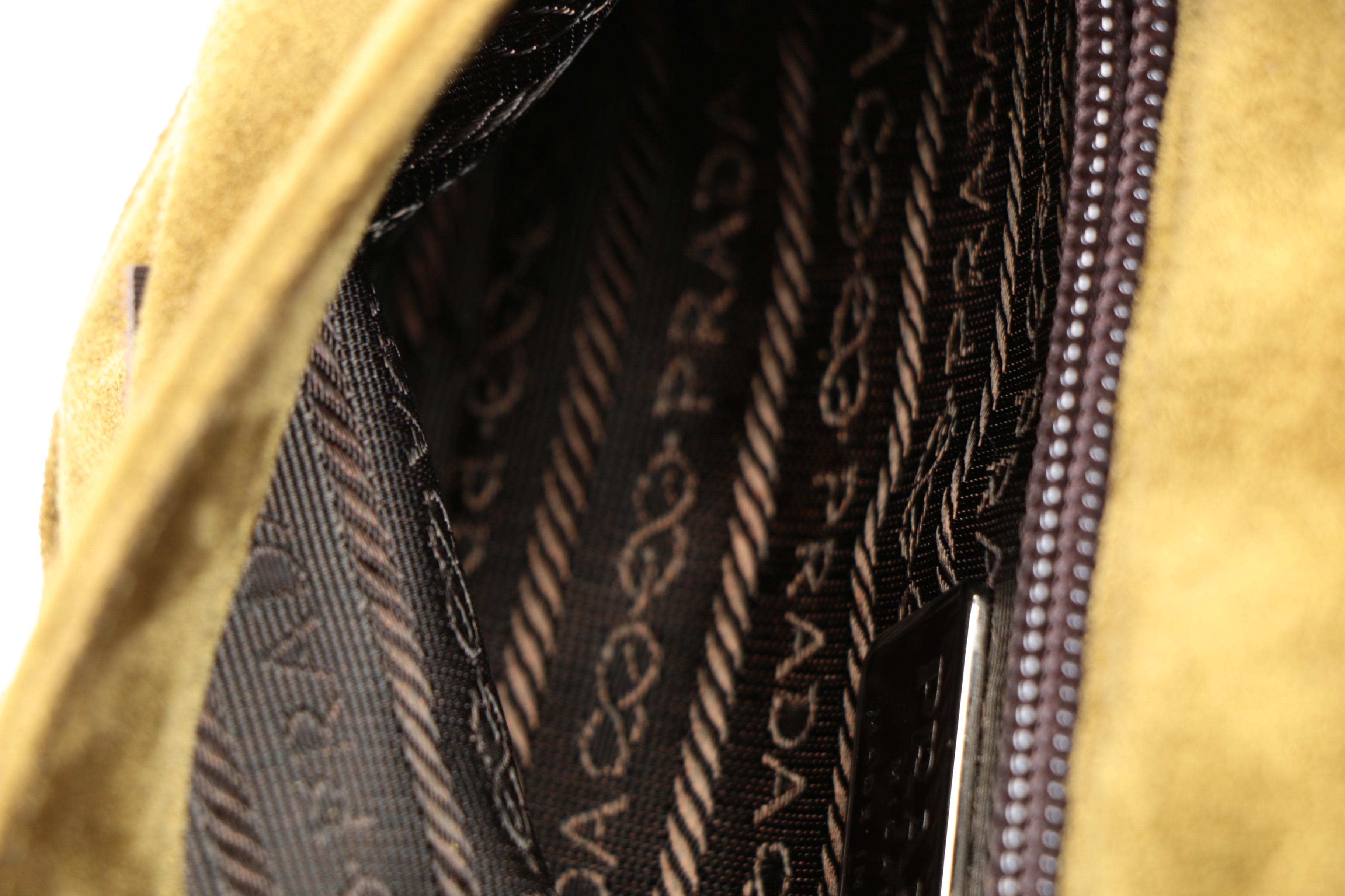 Prada Suede and Python Handbag