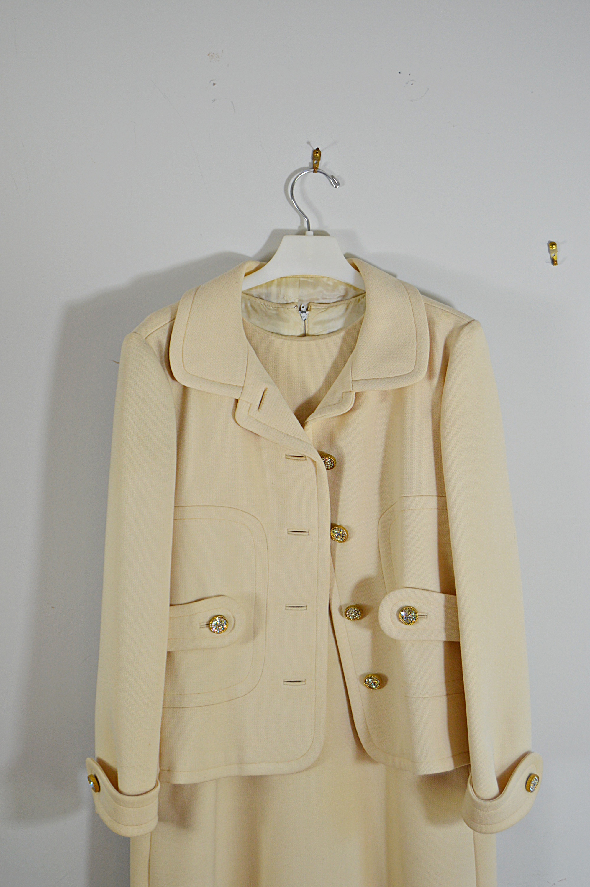 1960s Originala Wool Knit Dress with Jacket from Gidding Jenny of Cincinnati