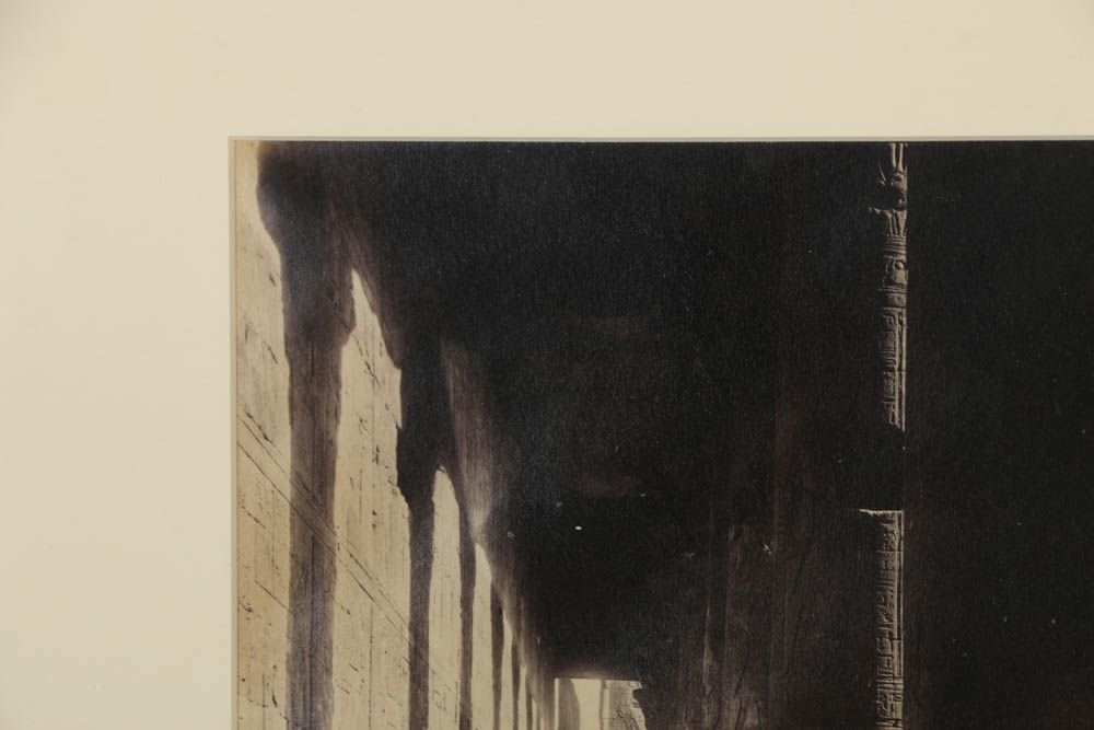 Jean Pascal Sébah Albumen Photograph of Ancient Egyptian Scene