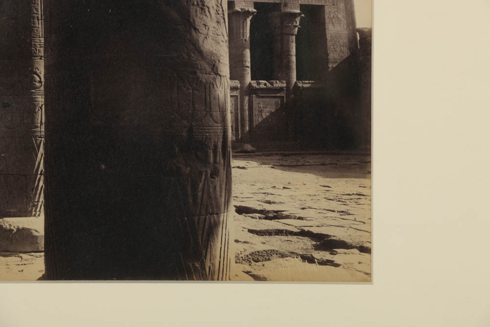 Jean Pascal Sébah Albumen Photograph of Ancient Egyptian Scene