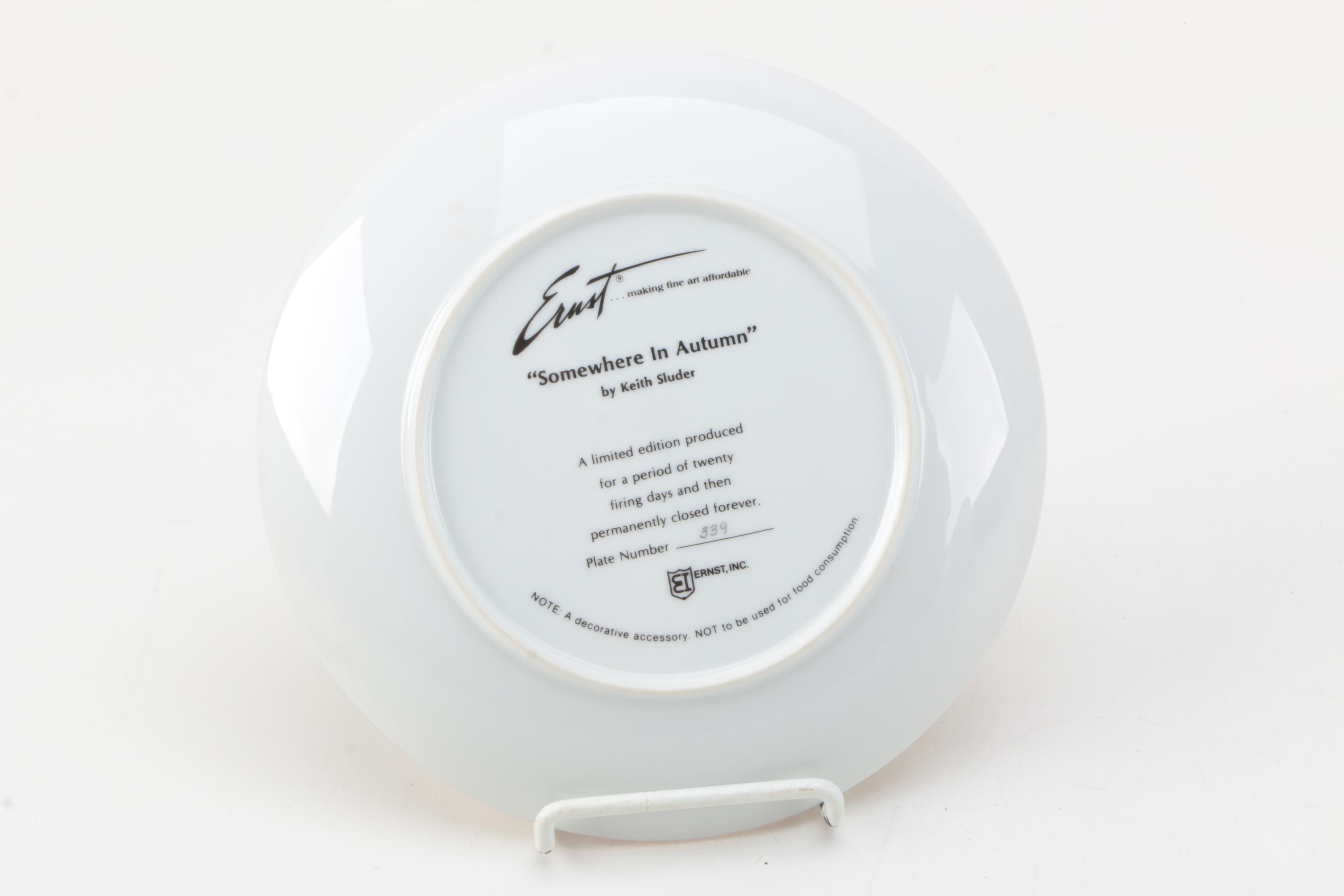 Ernst Inc. and Newell Pottery Collectors Plates