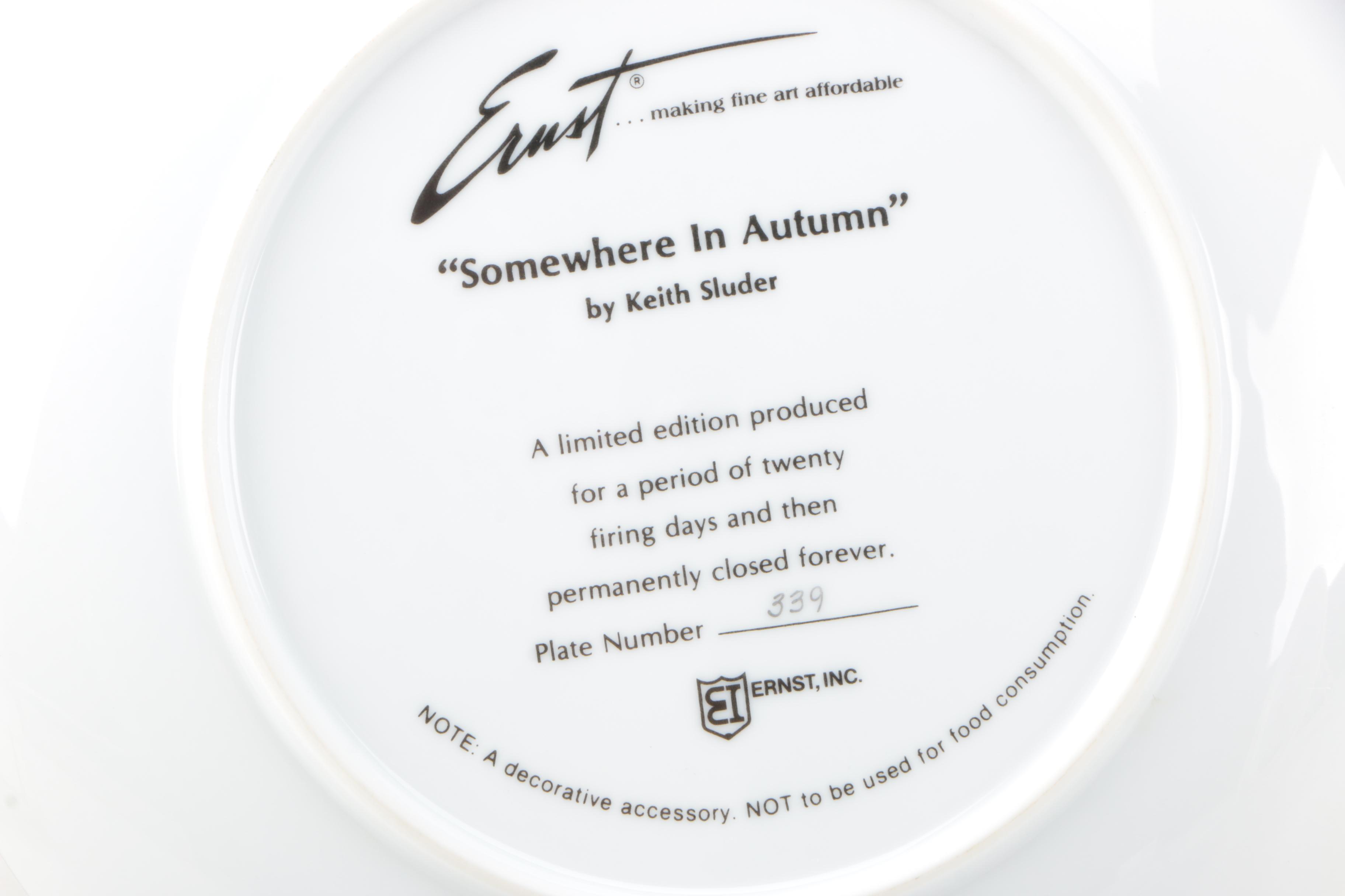 Ernst Inc. and Newell Pottery Collectors Plates