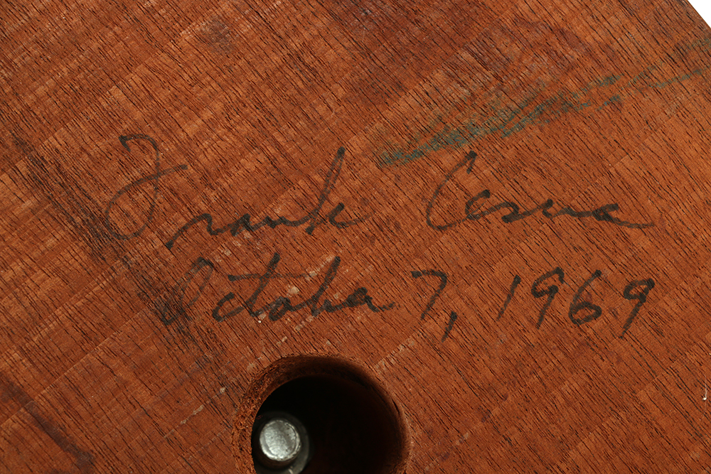 Frank Cesna Metallic Patina Sculpture of an Angelfish