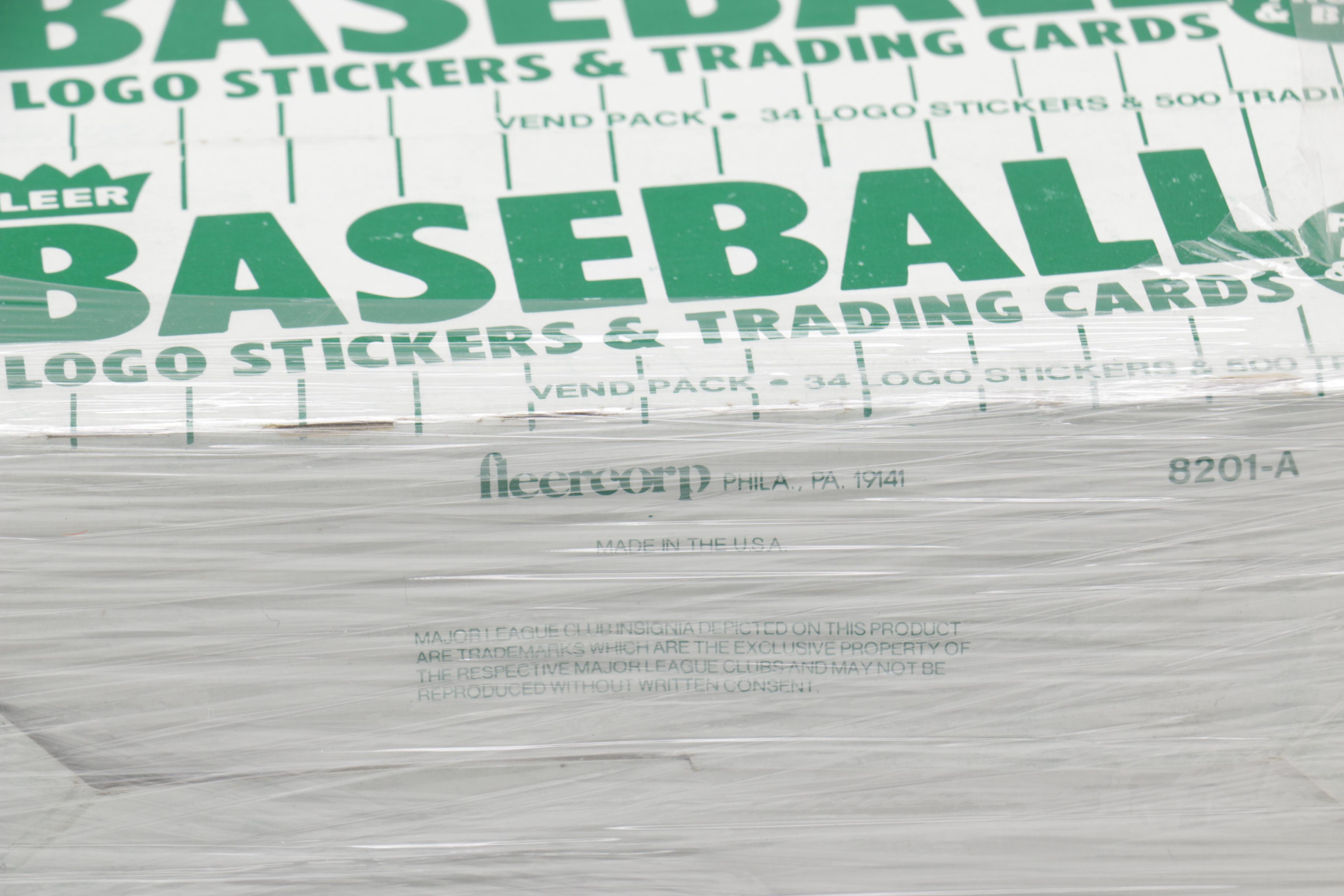 Collection of 1983 Fleer Baseball Trading Cards